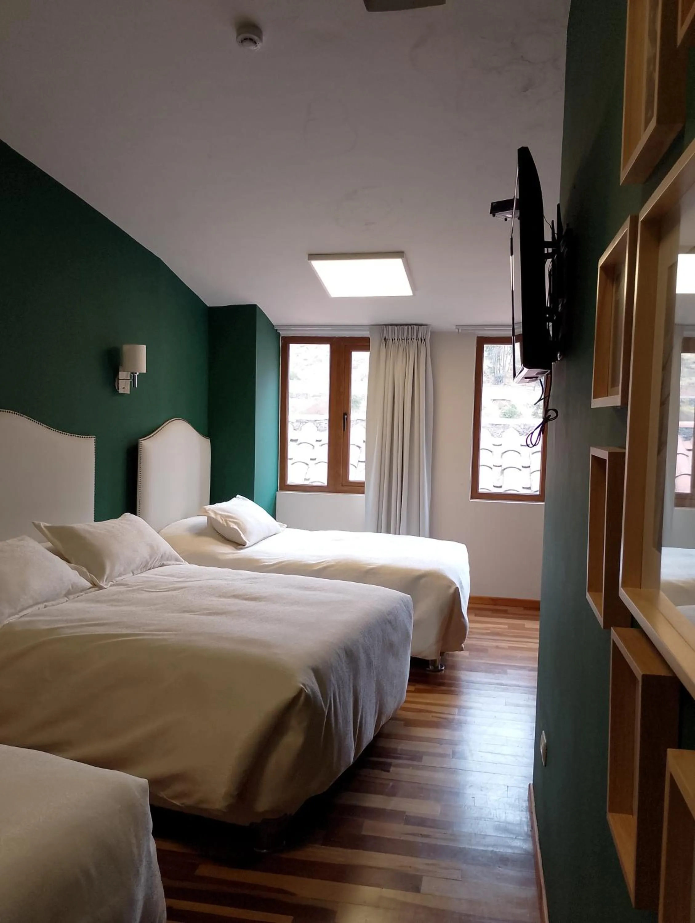 Bed in Anden Inca Hotel