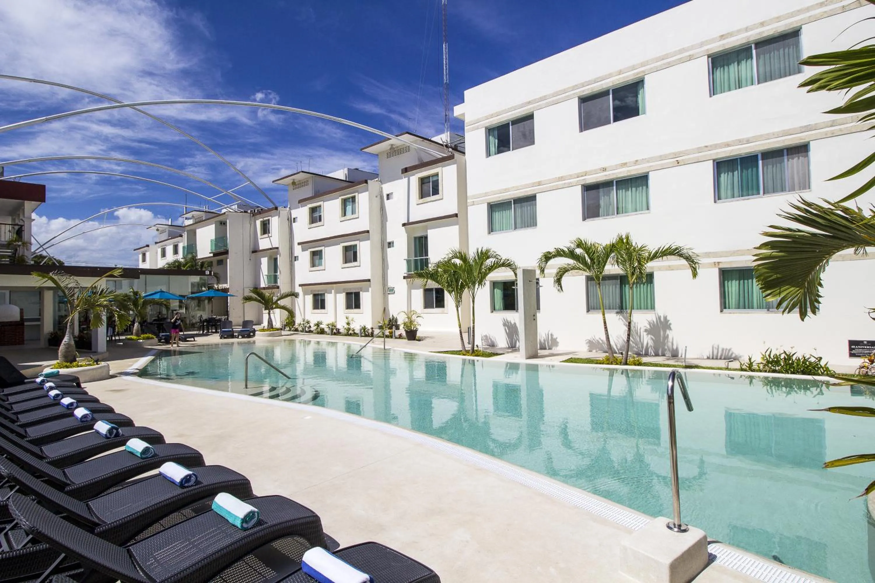 Swimming pool in Hotel Tulija Palenque