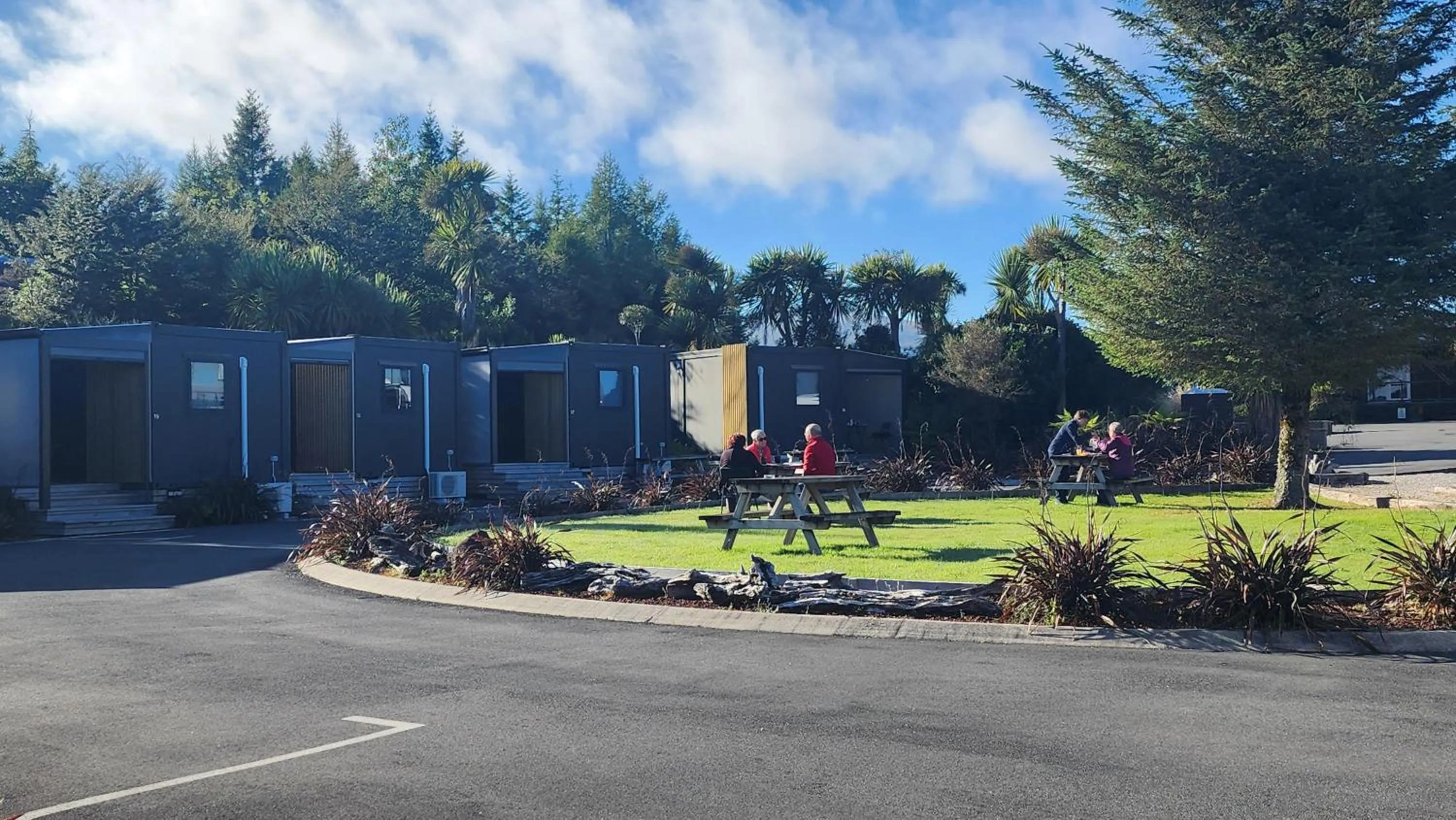 Garden view in Plateau Lodge