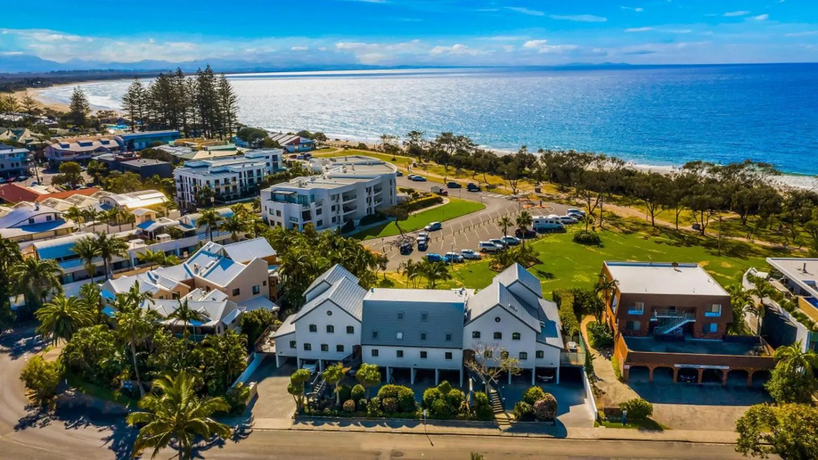 Bird's eye view in Byron Bay Beachfront Apartments