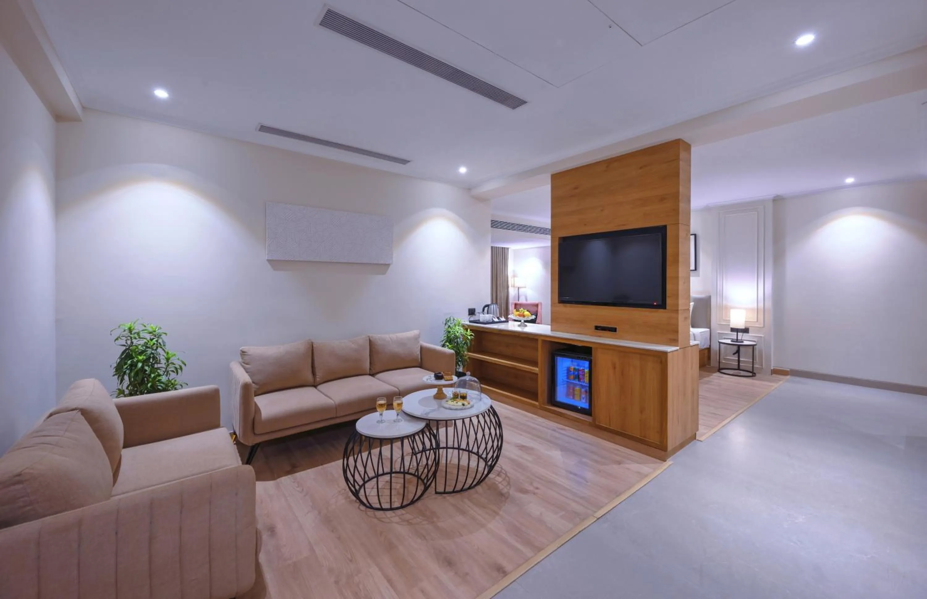 Living room in Royale Sarovar Portico Agra