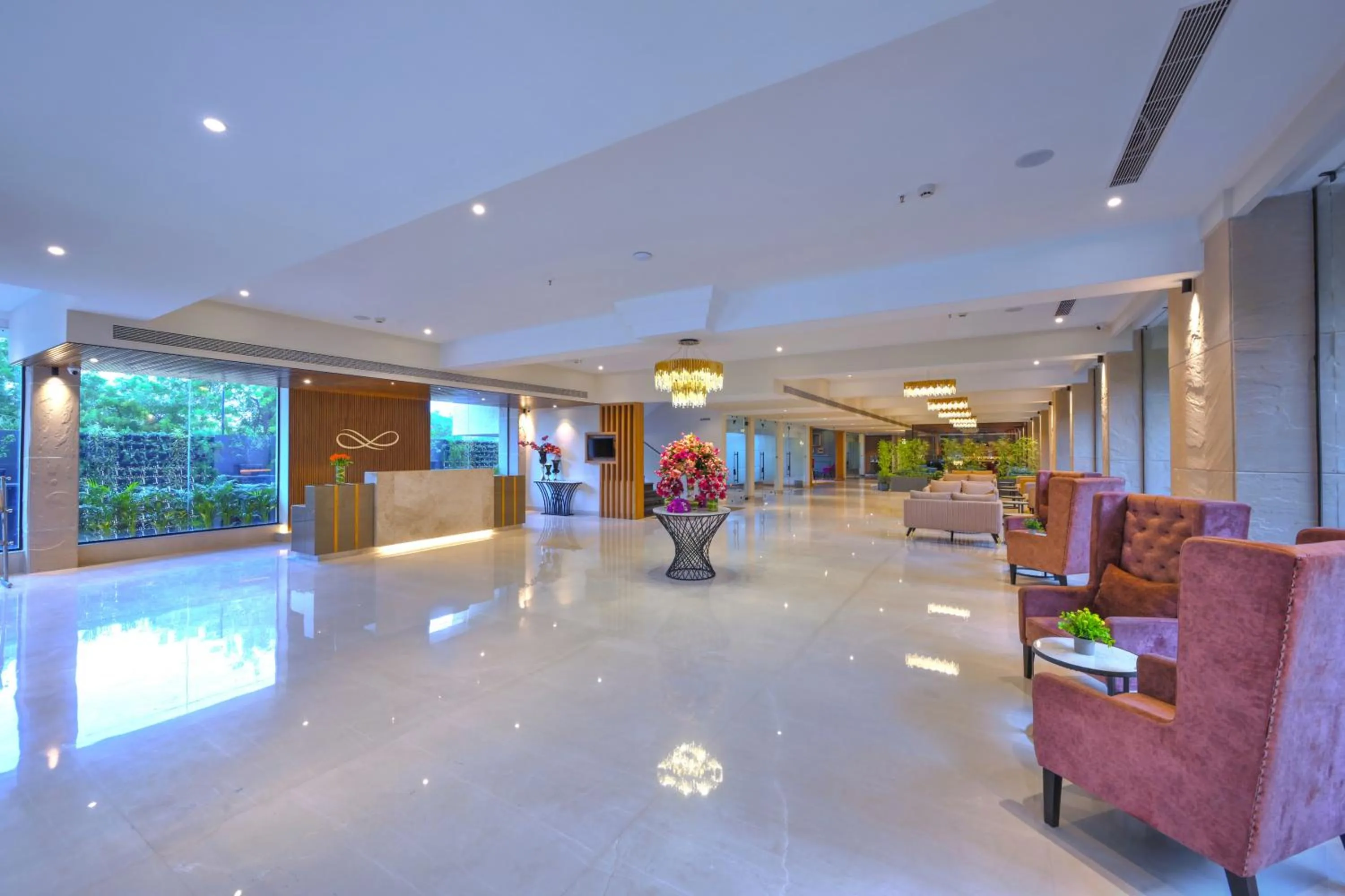 Lobby or reception in Royale Sarovar Portico Agra