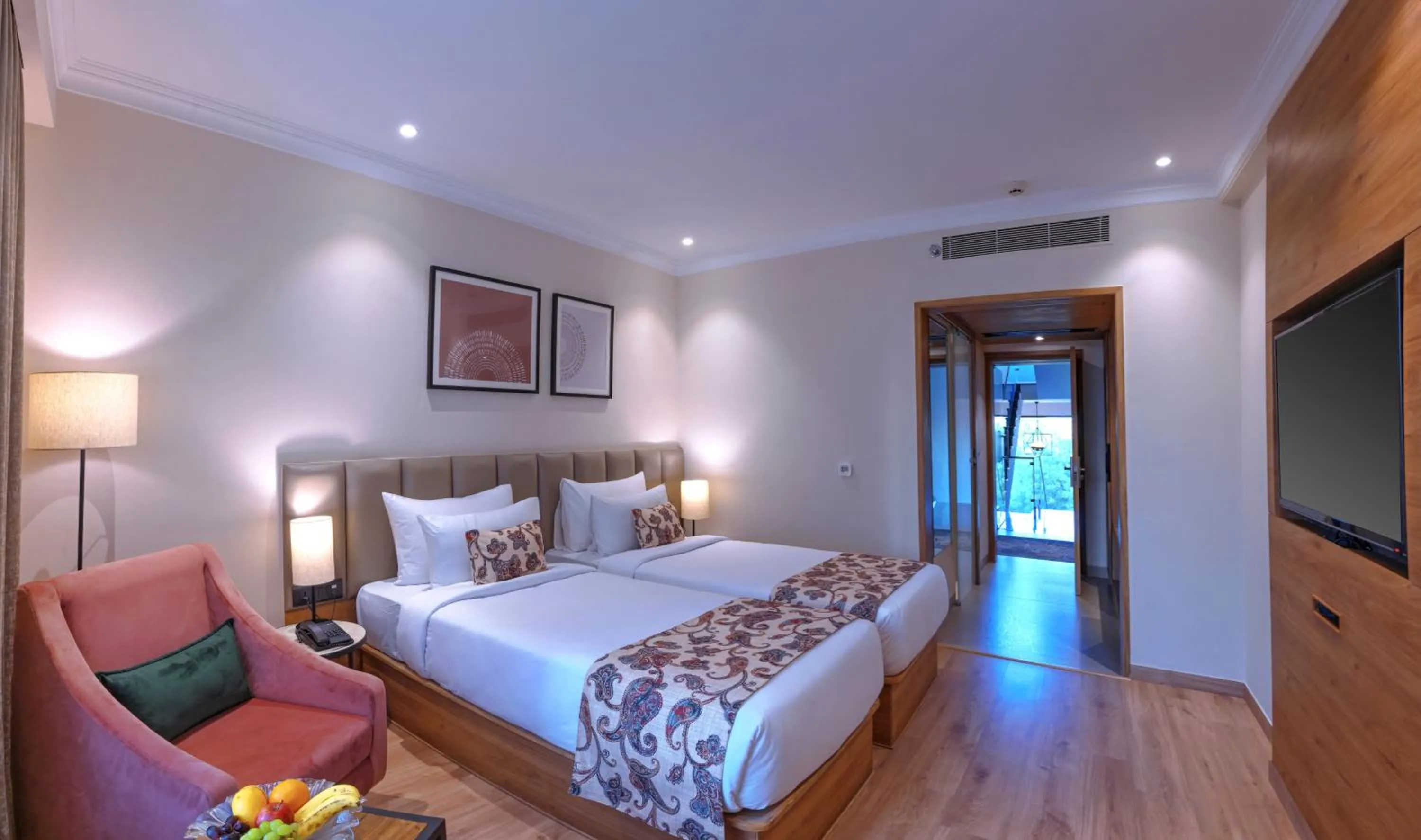 Bedroom, Bed in Royale Sarovar Portico Agra