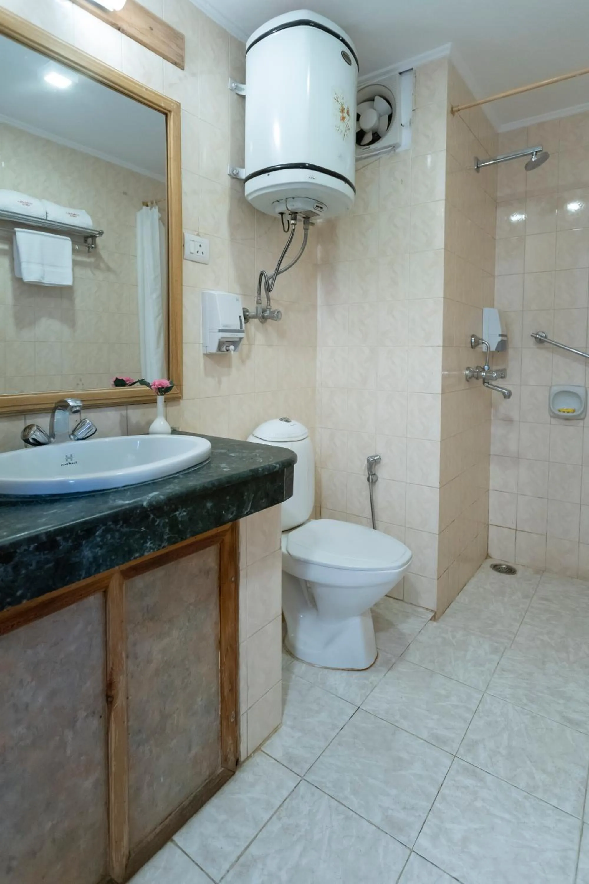 Shower in Toshali Royal View ,S H I M L A