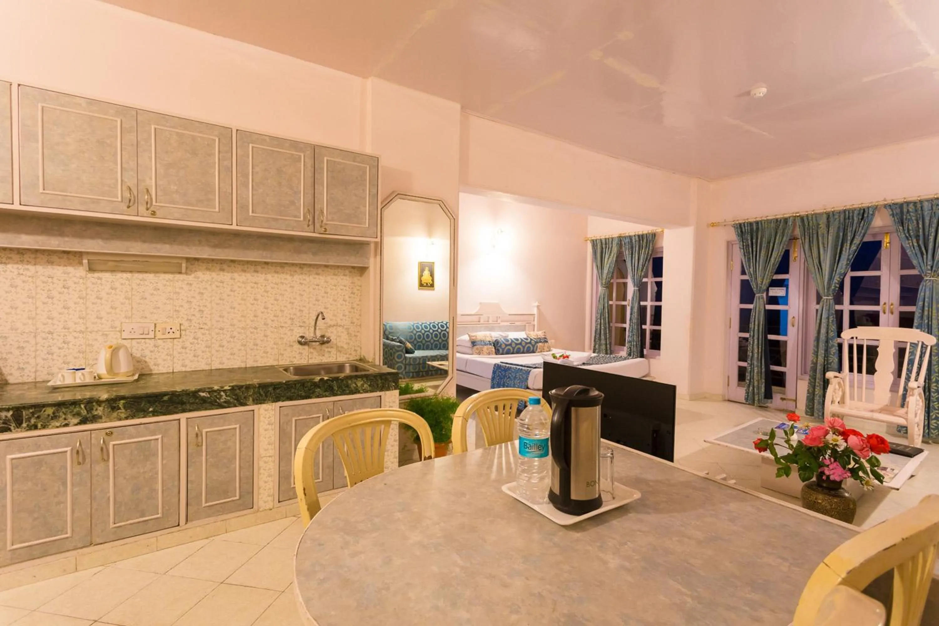 Seating area in Toshali Royal View ,S H I M L A