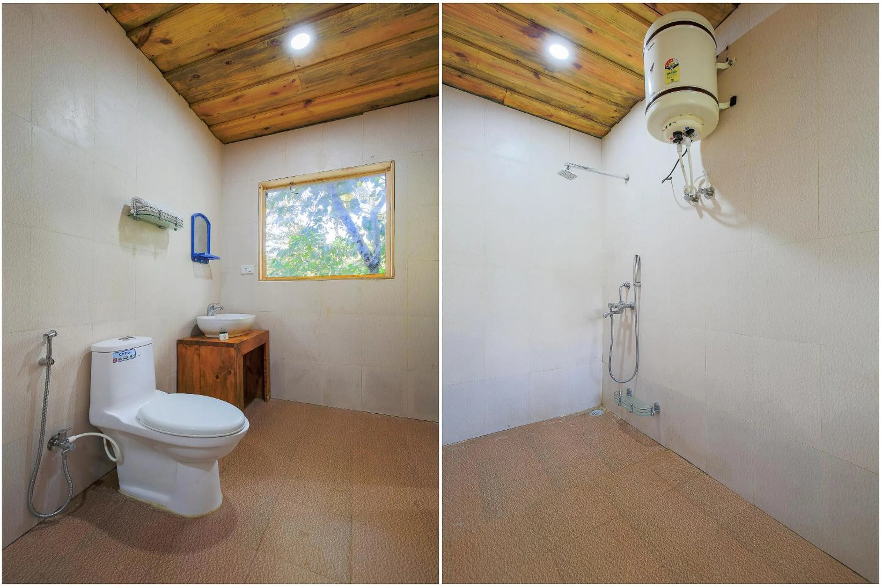 Bathroom in Brushwood Villa- Cottages and Bar