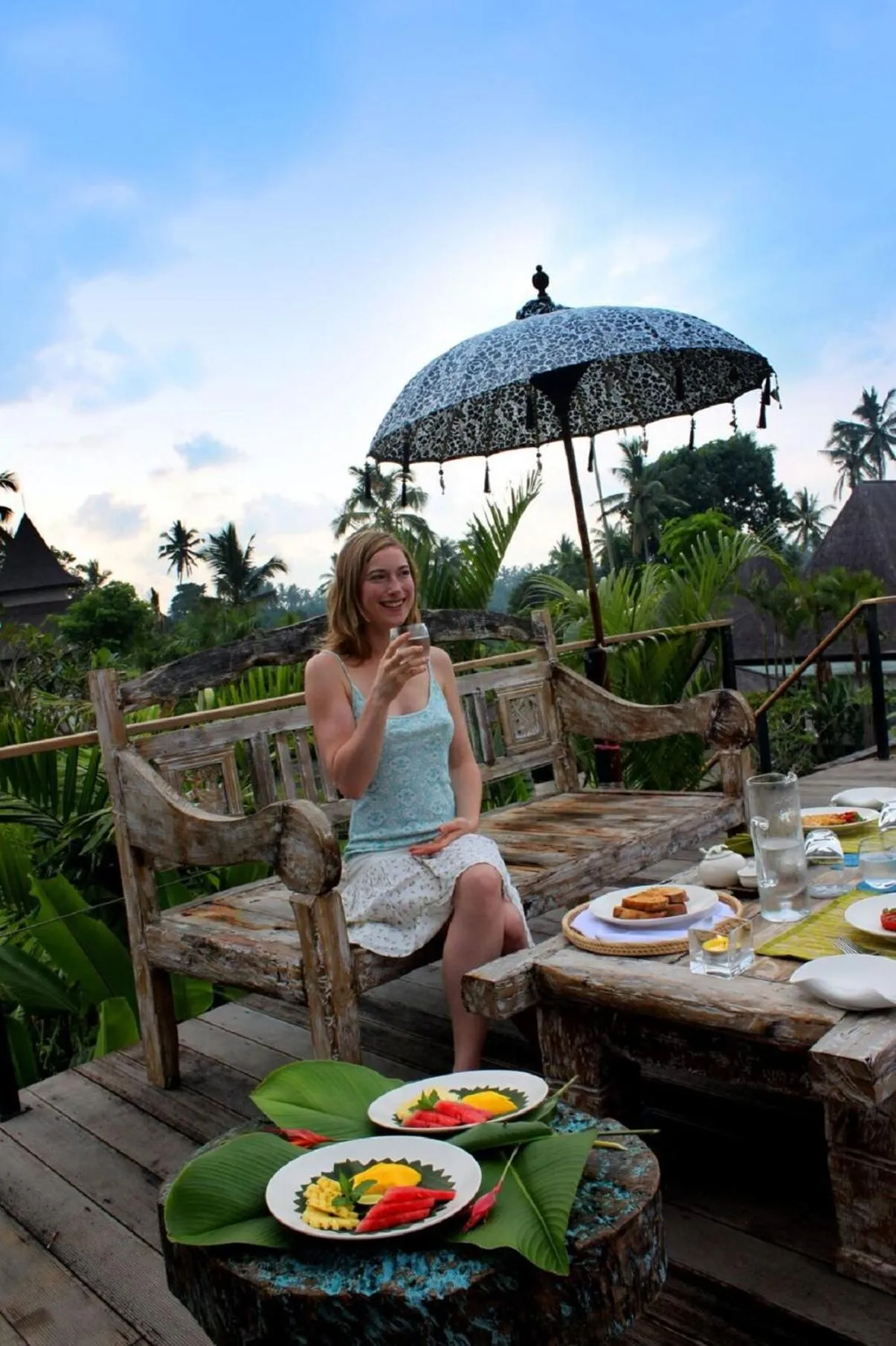 Food and drinks in Ayurvedagram Bali