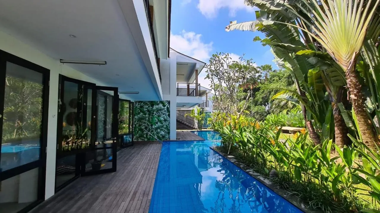 Pool view in Ayurvedagram Bali