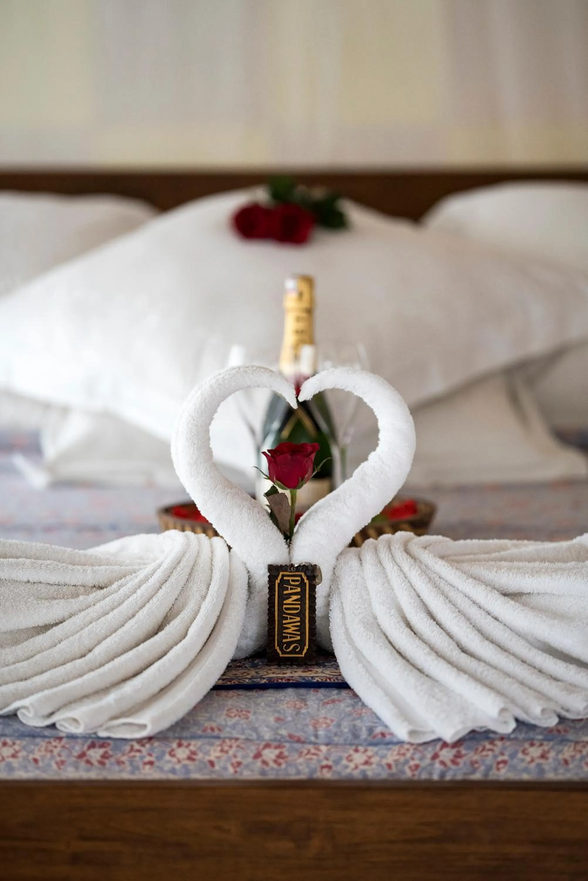 Decorative detail, Bed in Ayurvedagram Bali