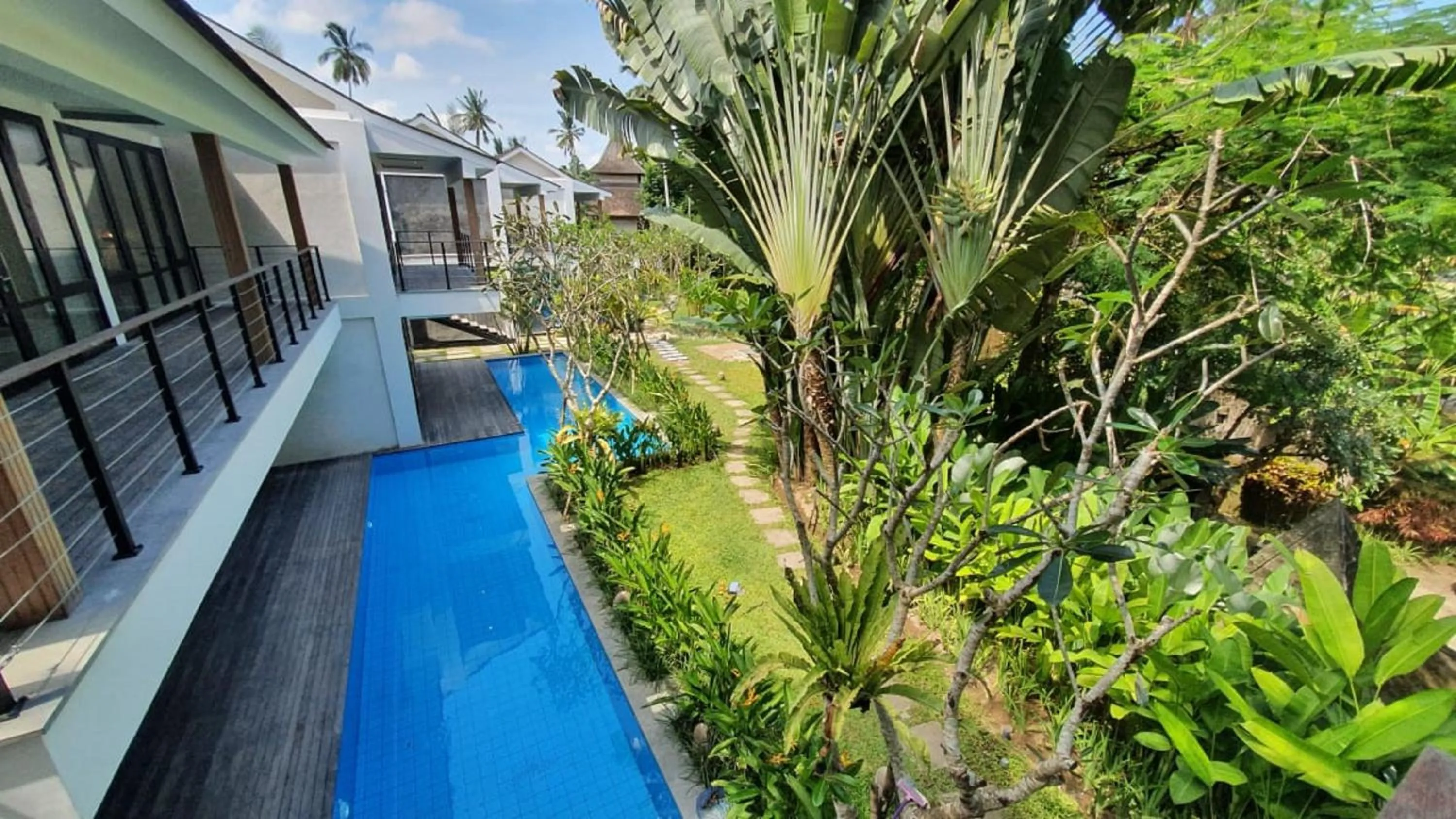 Pool view in Ayurvedagram Bali