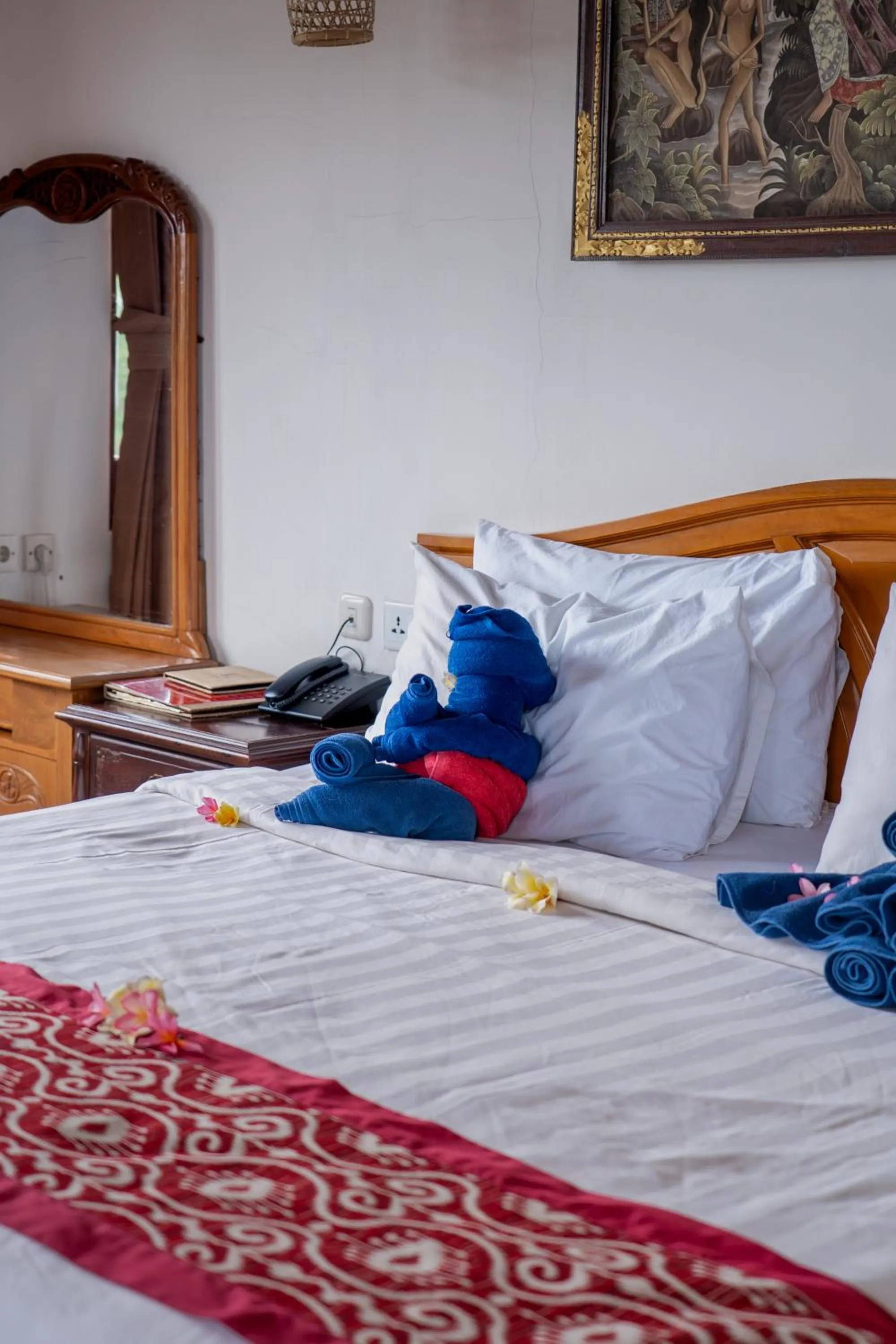 Bed in Nick's Pension