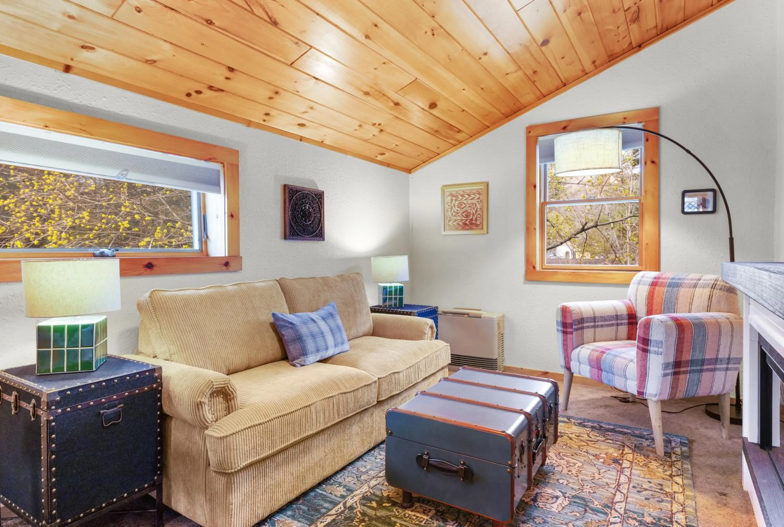 Living room in Phoenicia Lodge