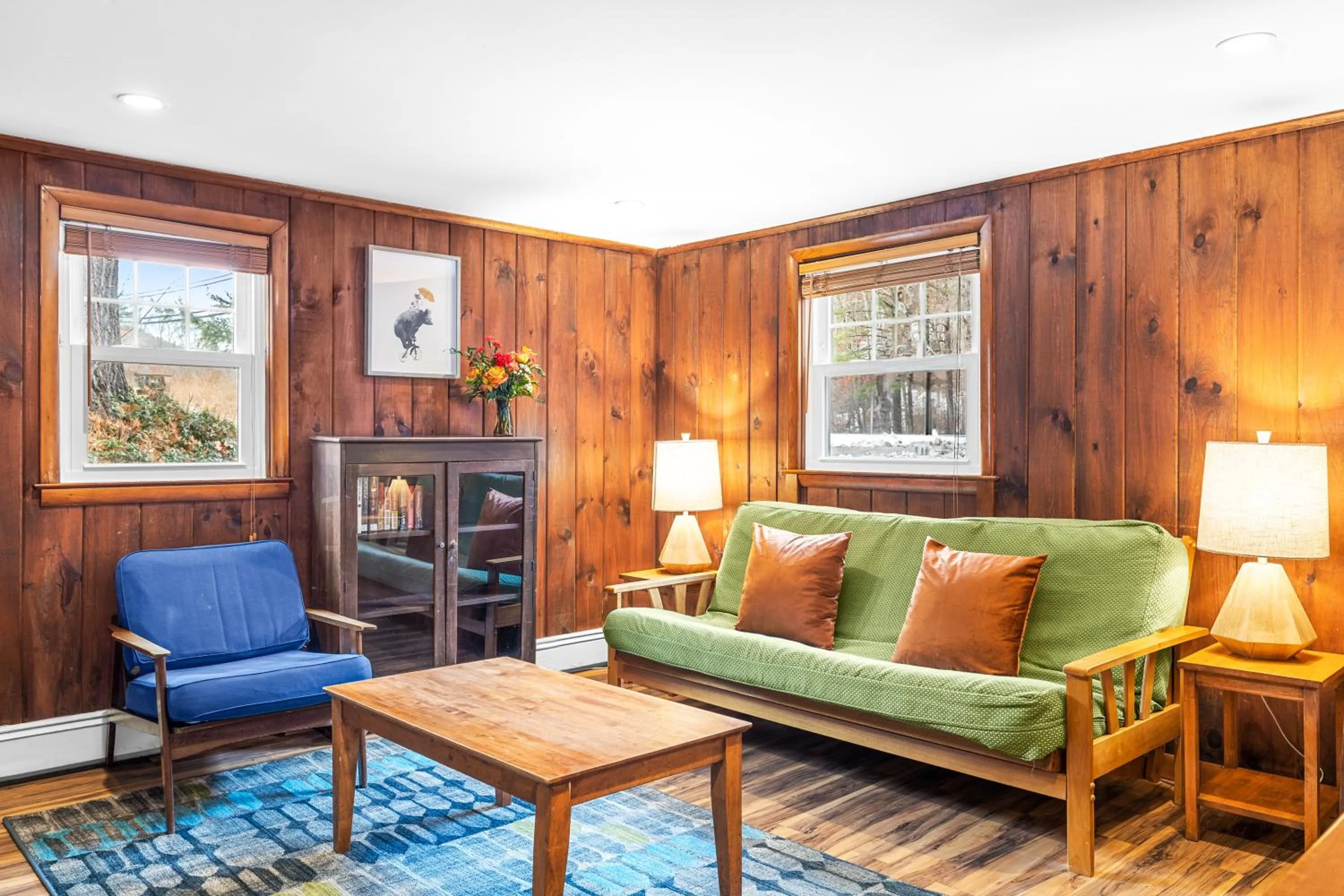 Living room in Phoenicia Lodge