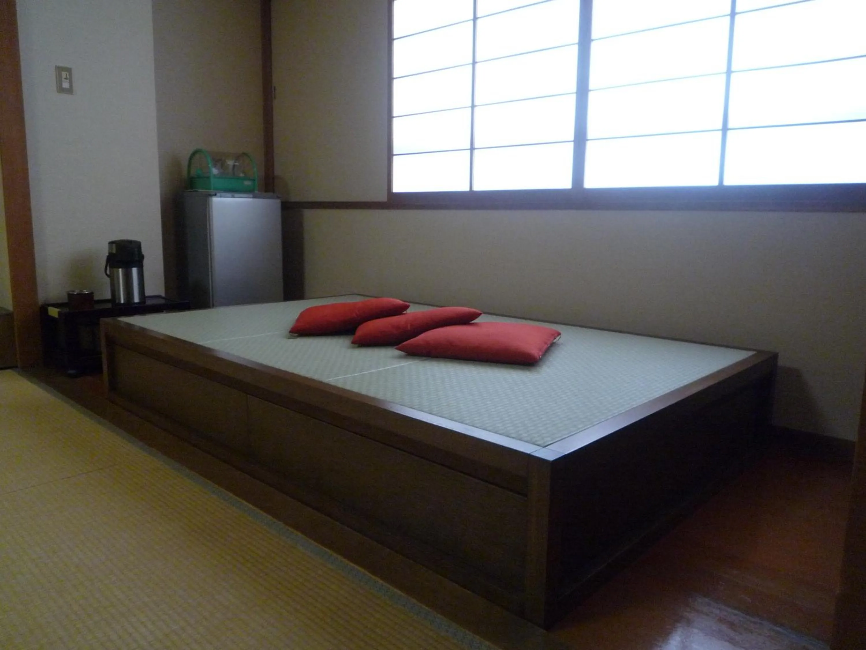 Seating area, Bed in Senshoen