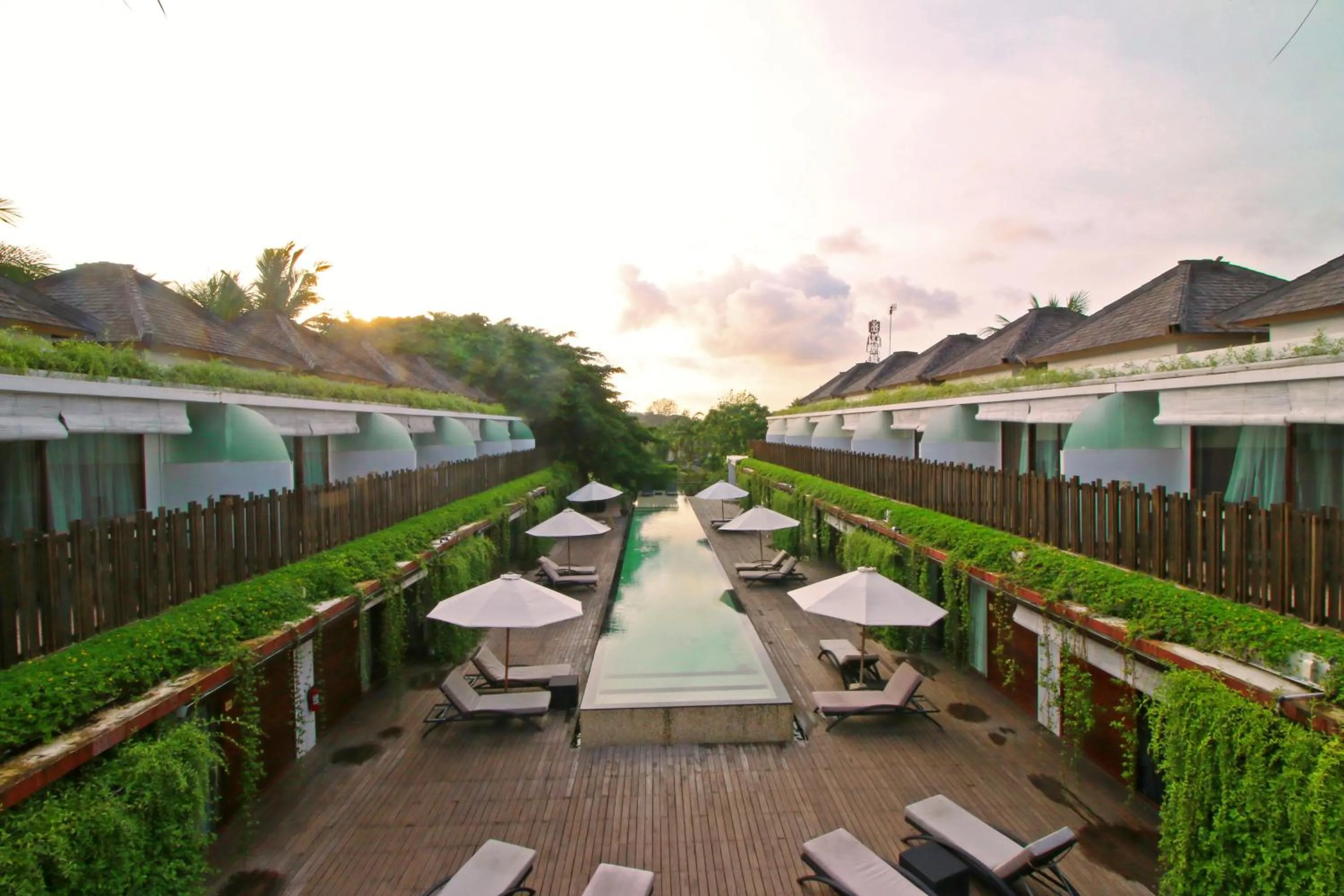 Pool view in Kupu Kupu Jimbaran Beach Hotel & Spa by L’Occitane