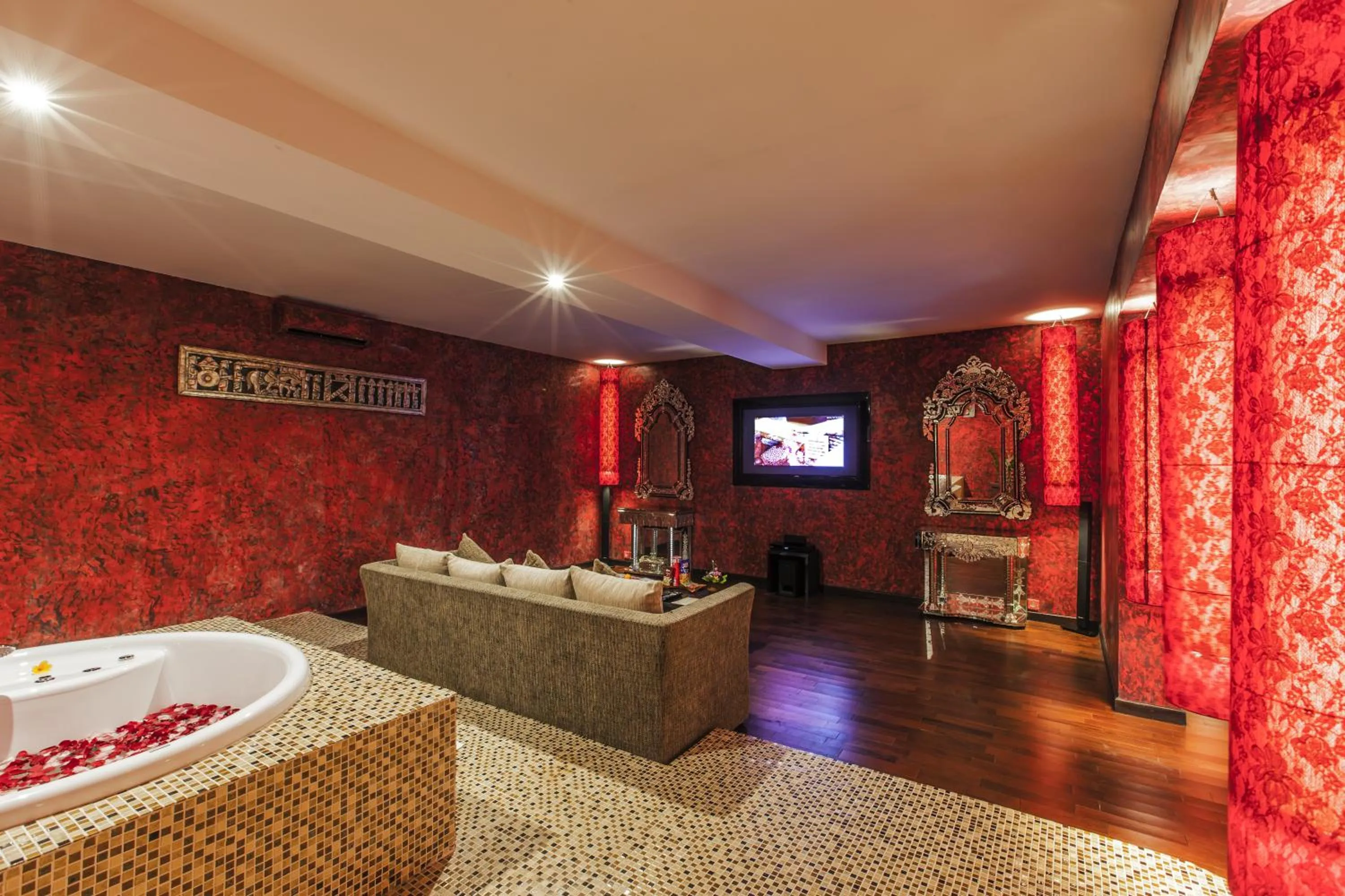 Bathroom in Kupu Kupu Jimbaran Beach Hotel & Spa by L’Occitane