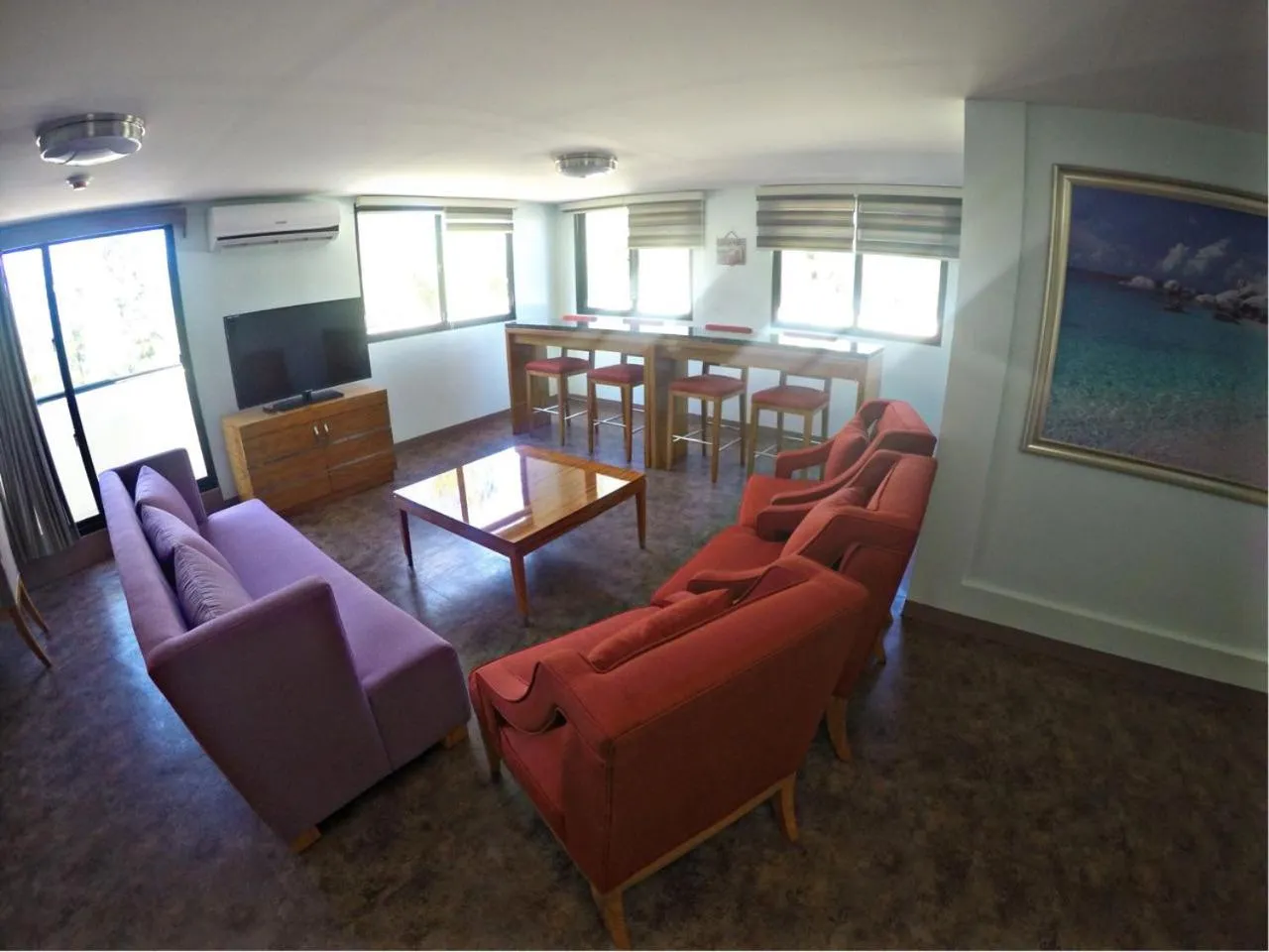 Living room in Saipan Beach Hotel