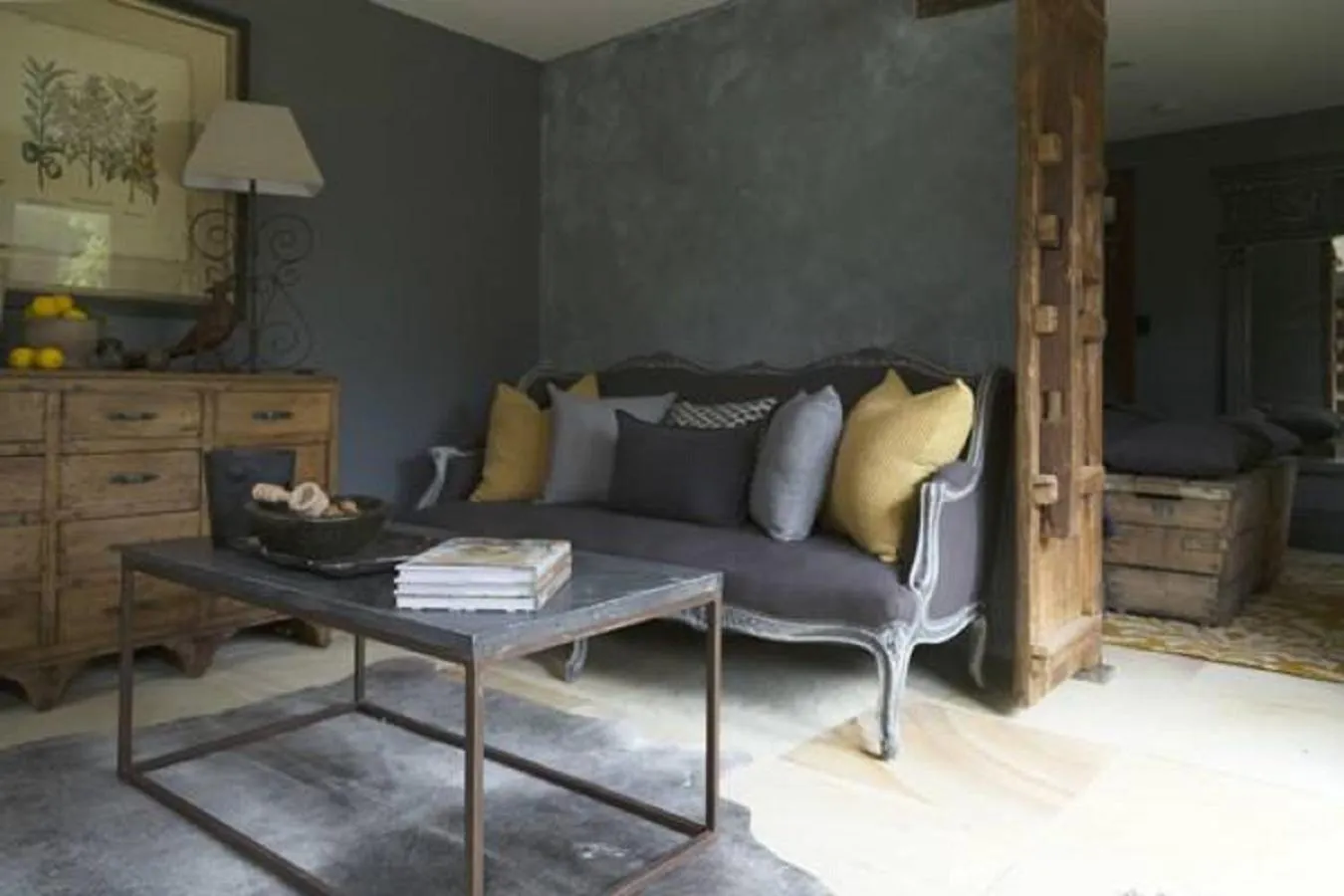 Living room in Elm Cottage Barn