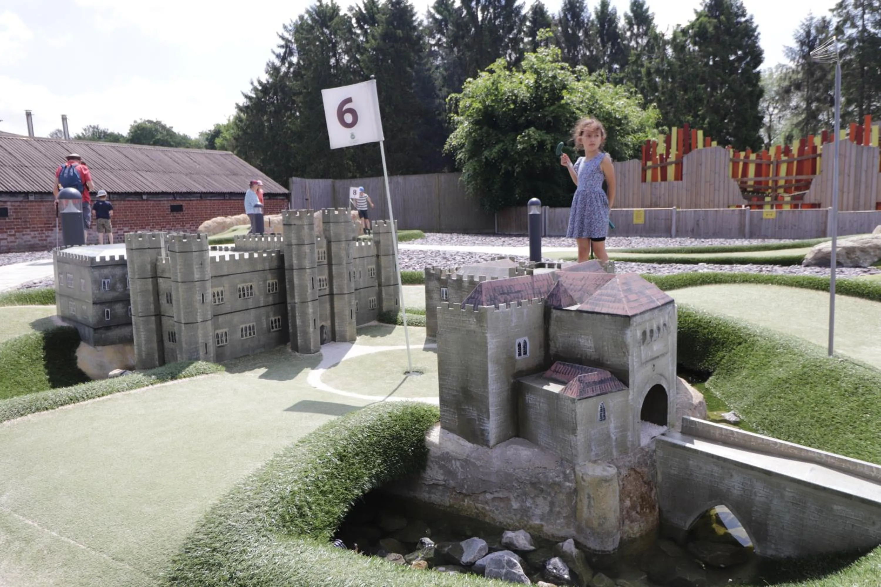 Golfcourse in Leeds Castle Stable Courtyard Bed and Breakfast