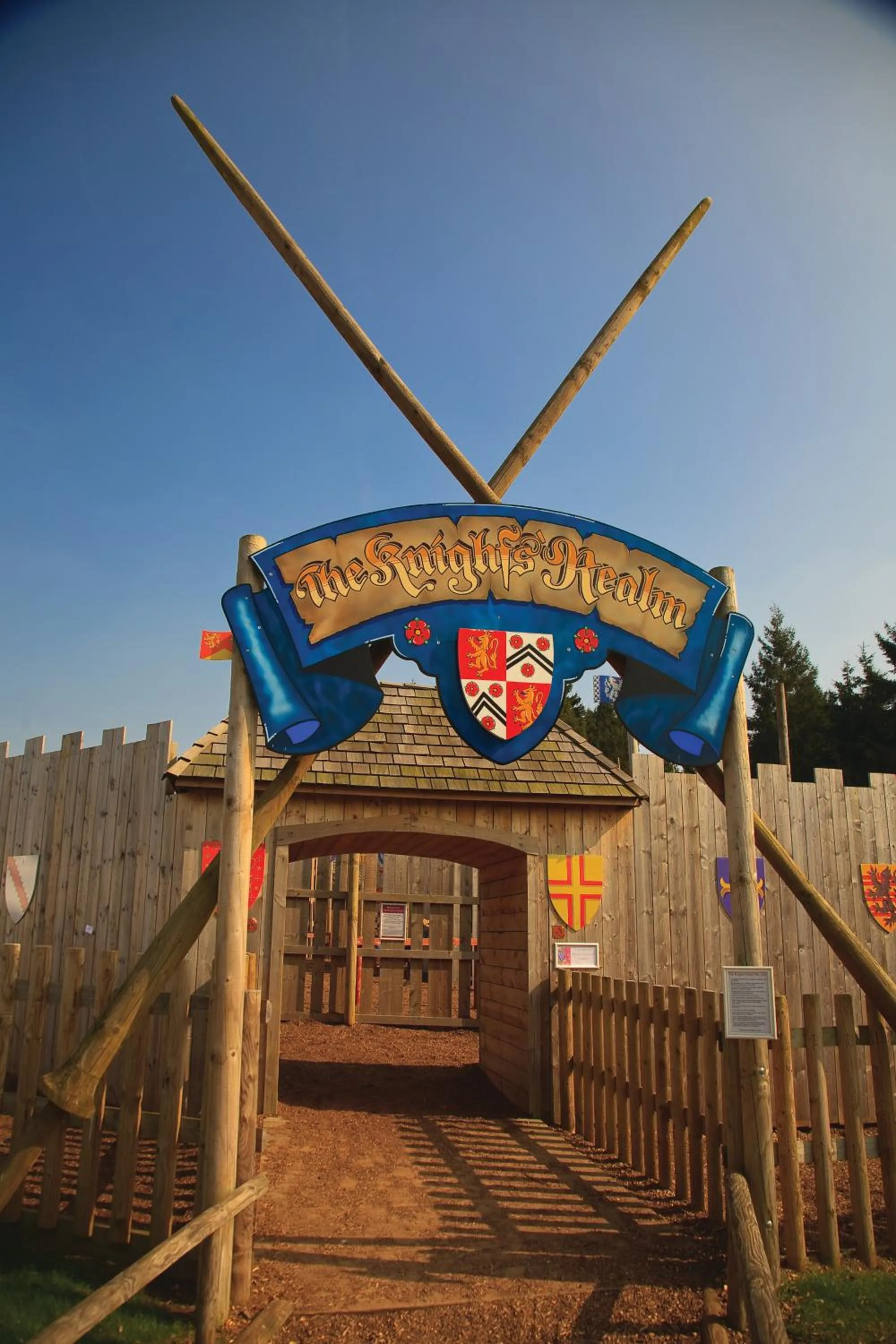 Children play ground in Leeds Castle Stable Courtyard Bed and Breakfast