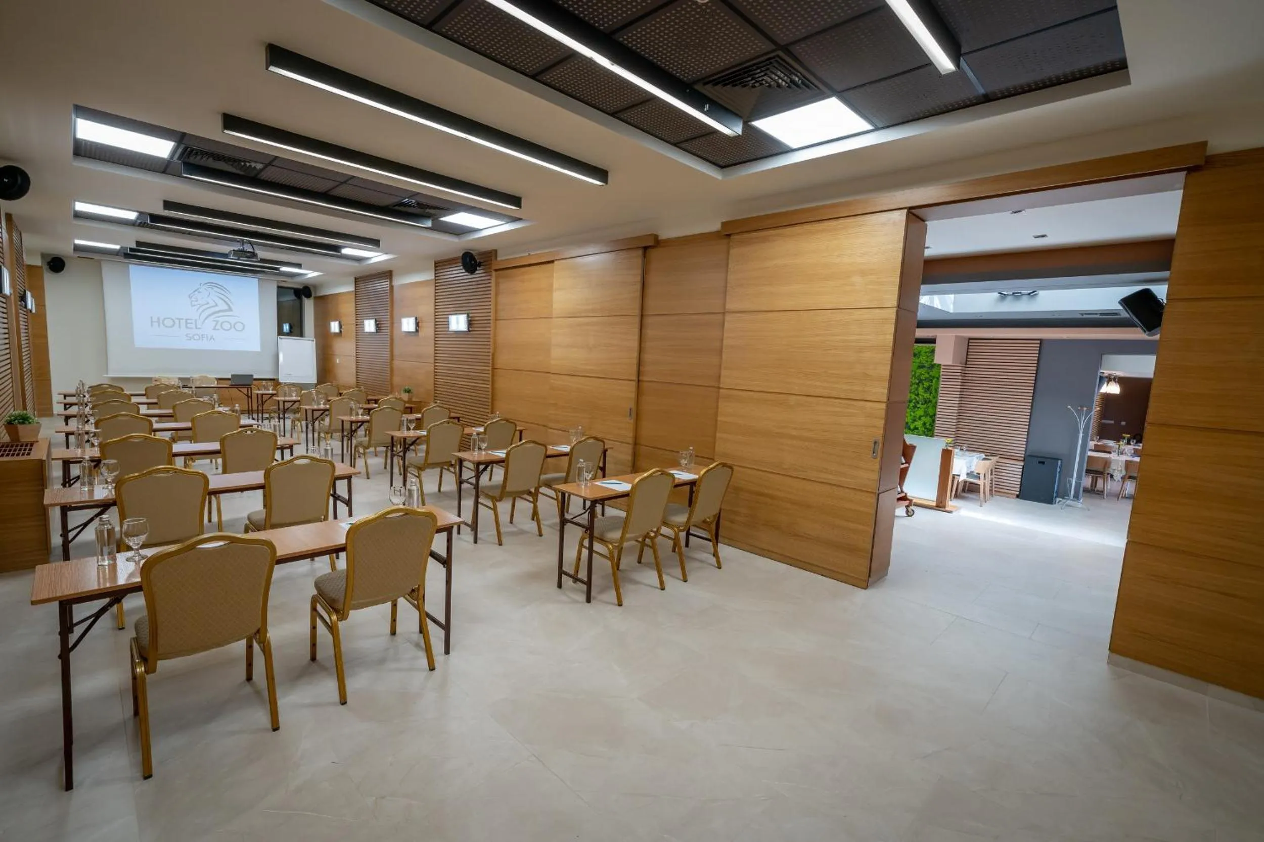 Seating area in Hotel ZOO Sofia