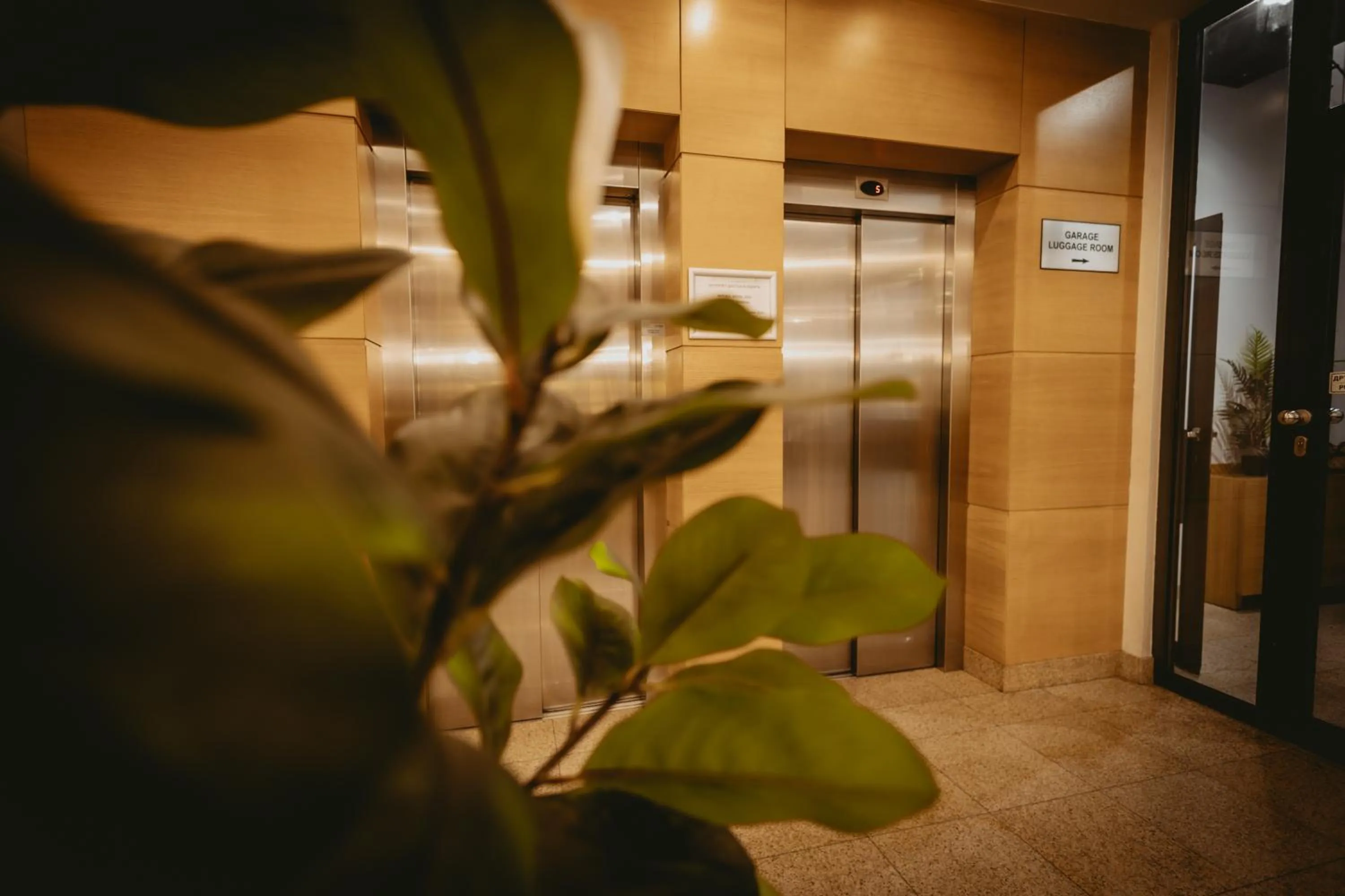 elevator in Hotel ZOO Sofia