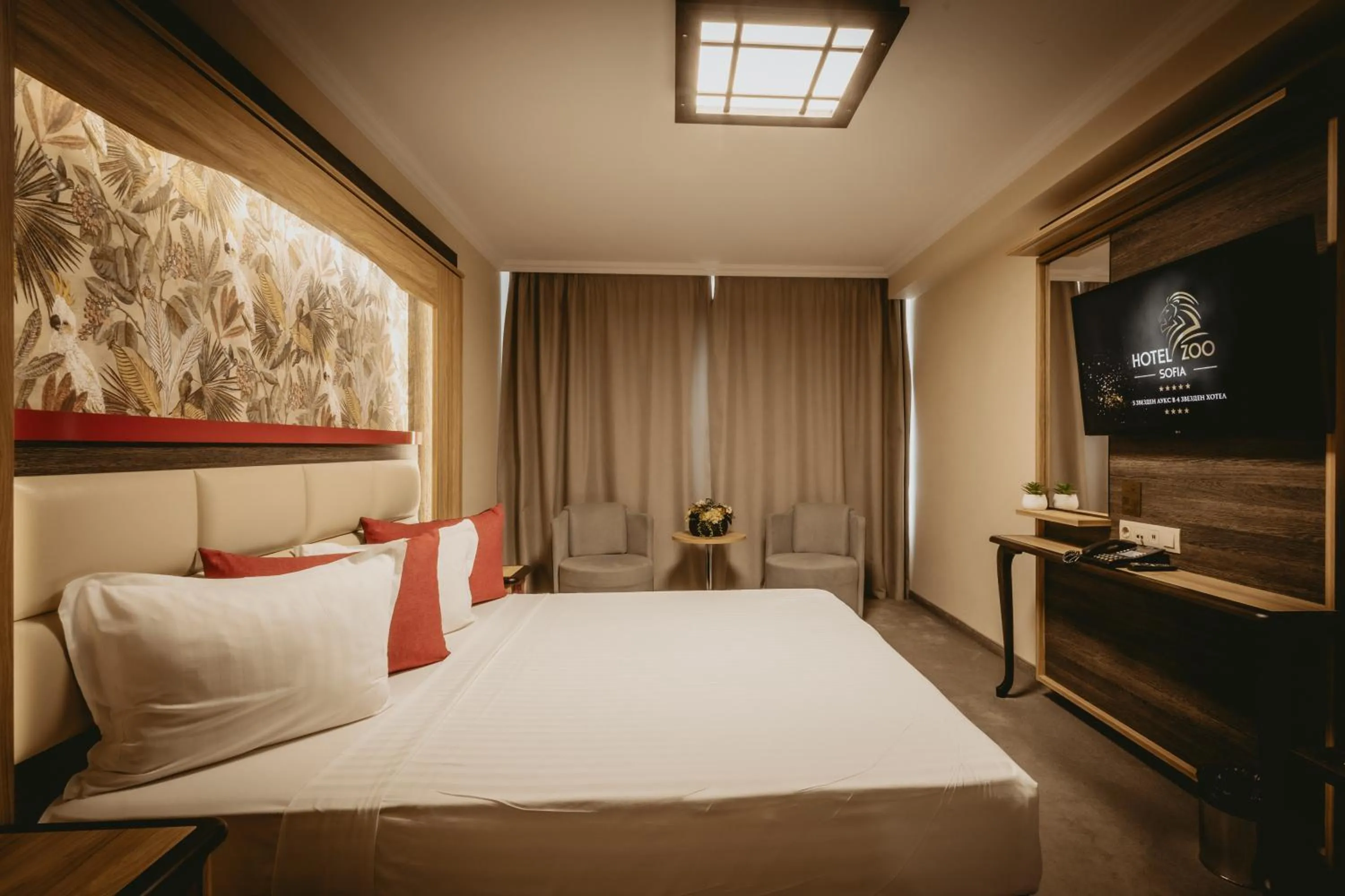 Bed in Hotel ZOO Sofia