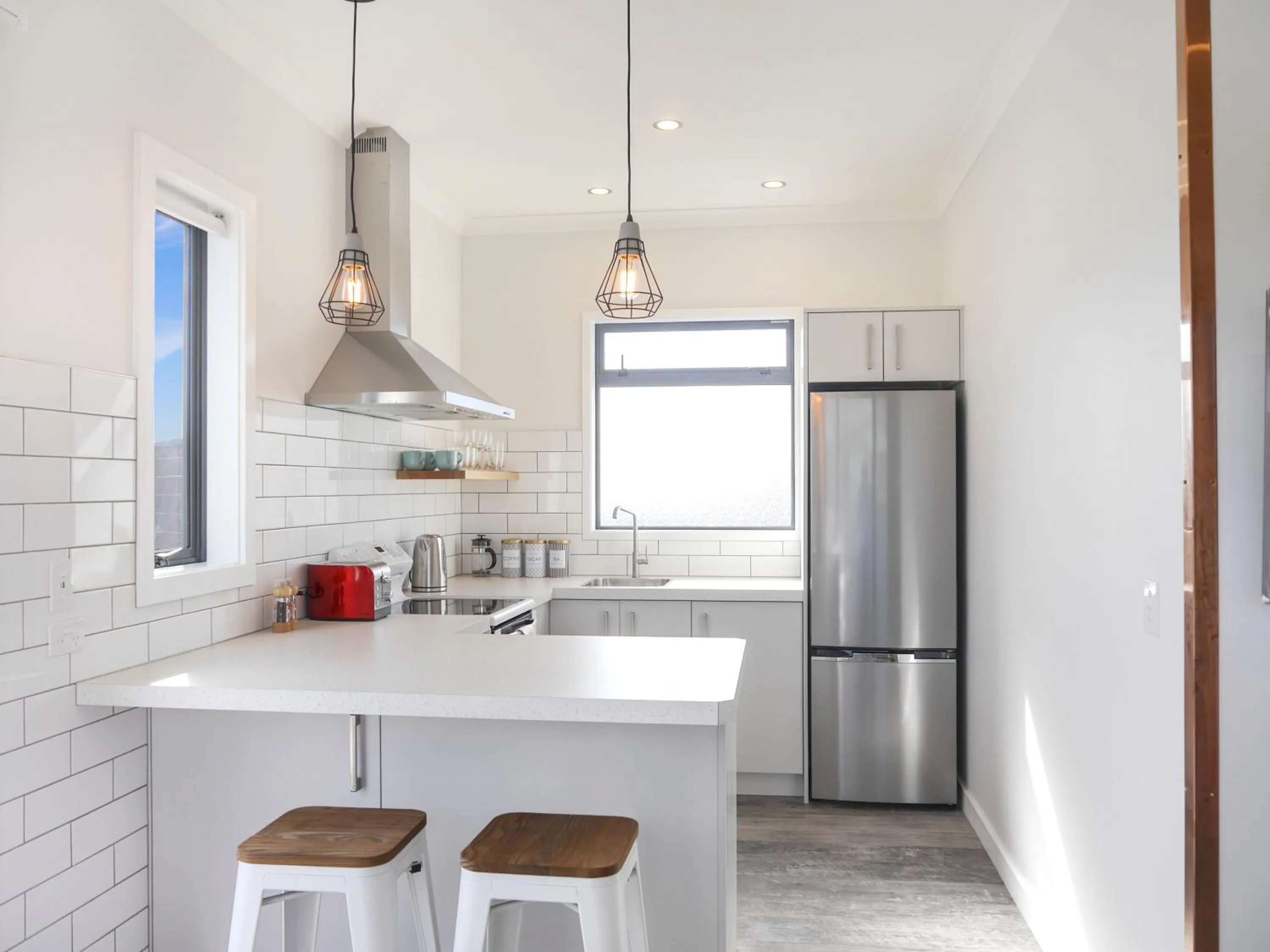 Kitchen or kitchenette in Twizel Cottages