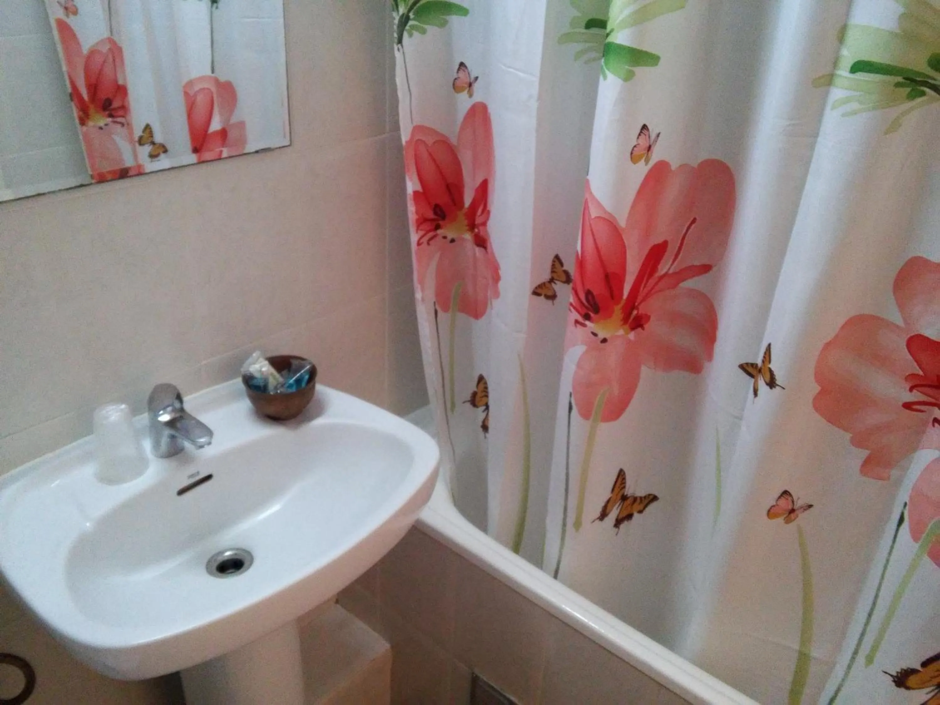 Bathroom in Hostal Lesseps