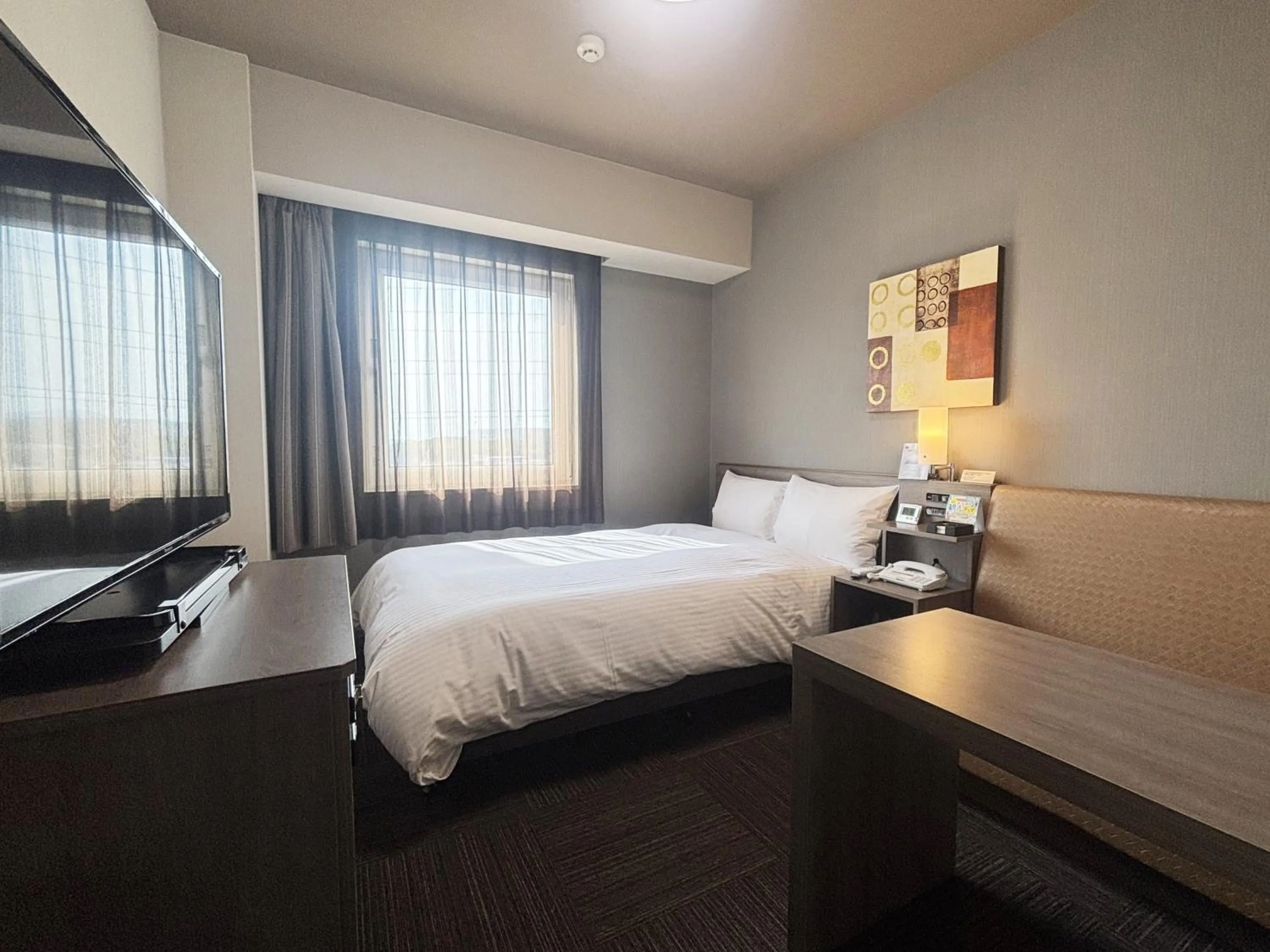 Photo of the whole room, Bed in Hotel Route-Inn Koka Minakuchi -Kokudo 1 gou-