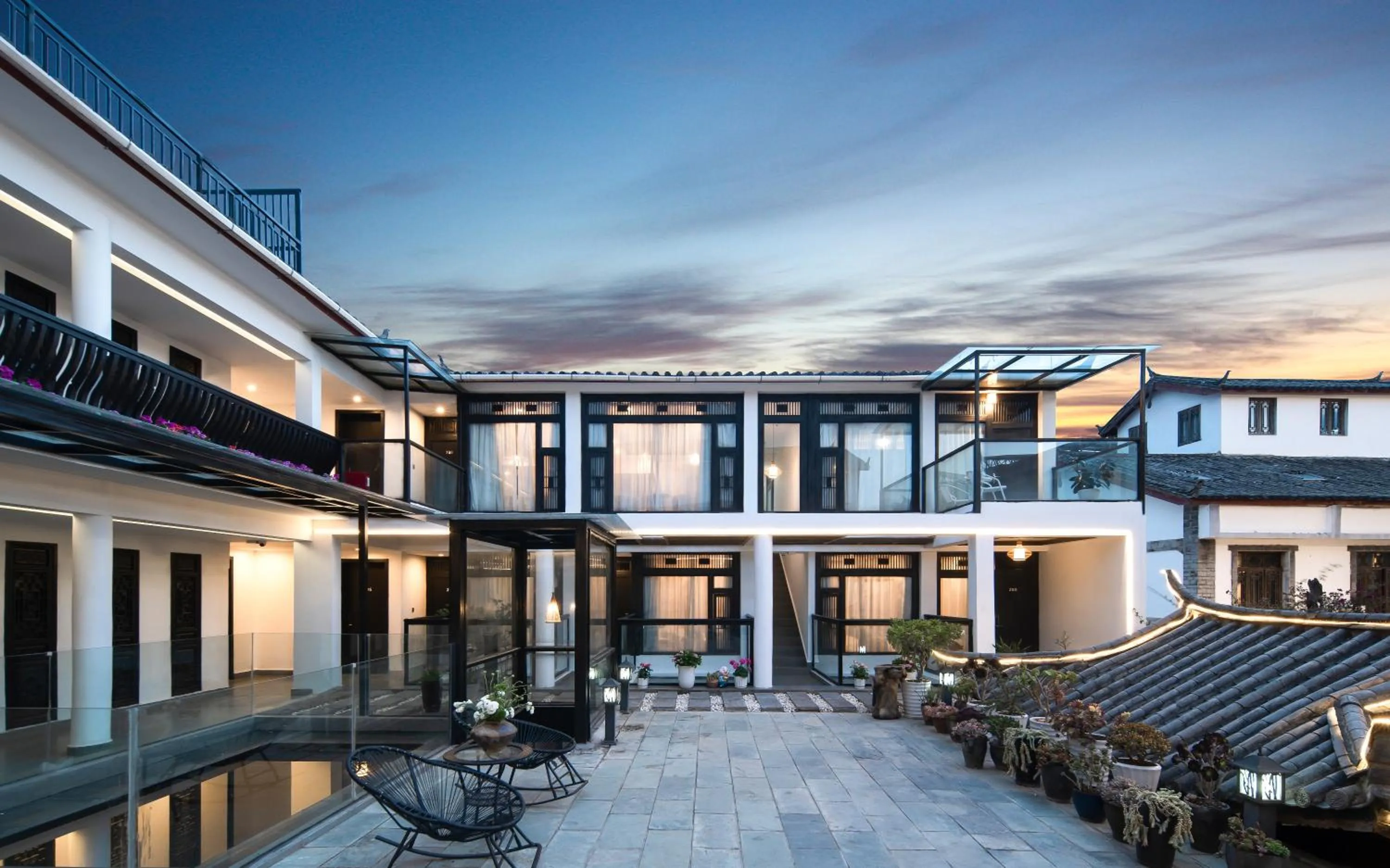Balcony/Terrace in Lijiang Gemmer Hotel