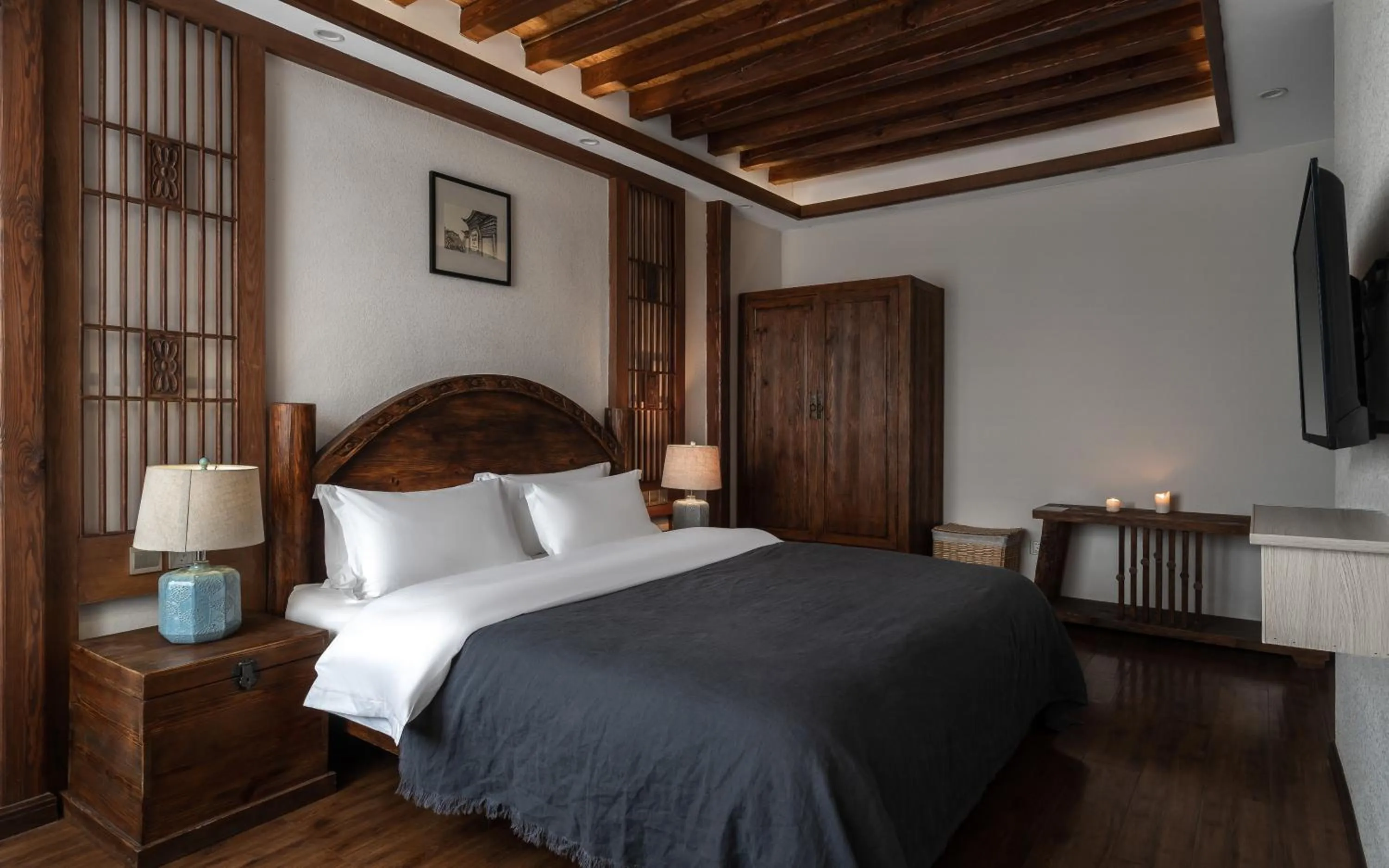 Bedroom, Bed in Lijiang Gemmer Hotel