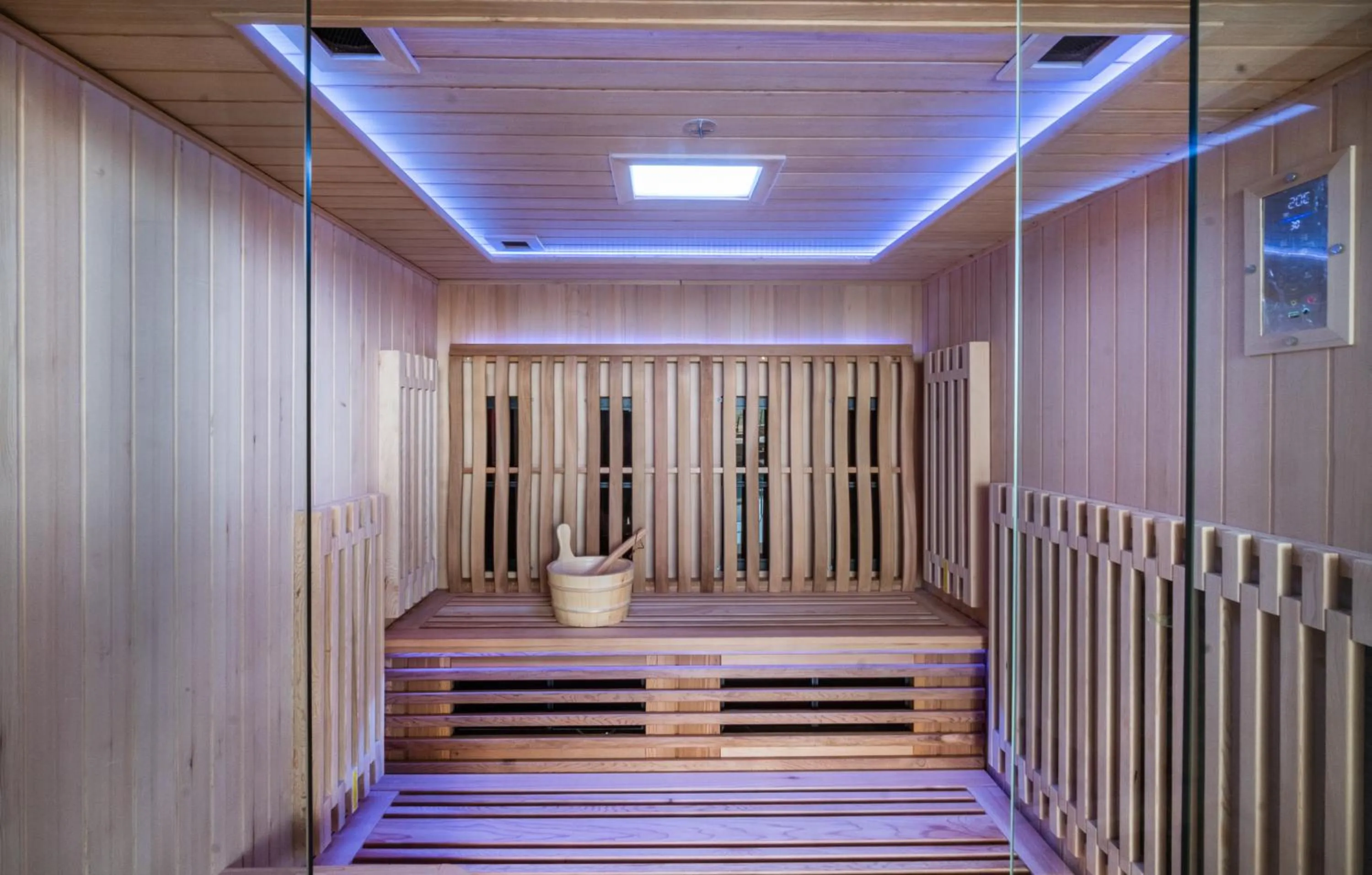 Sauna in Hôtel & Spa Le Grand Large