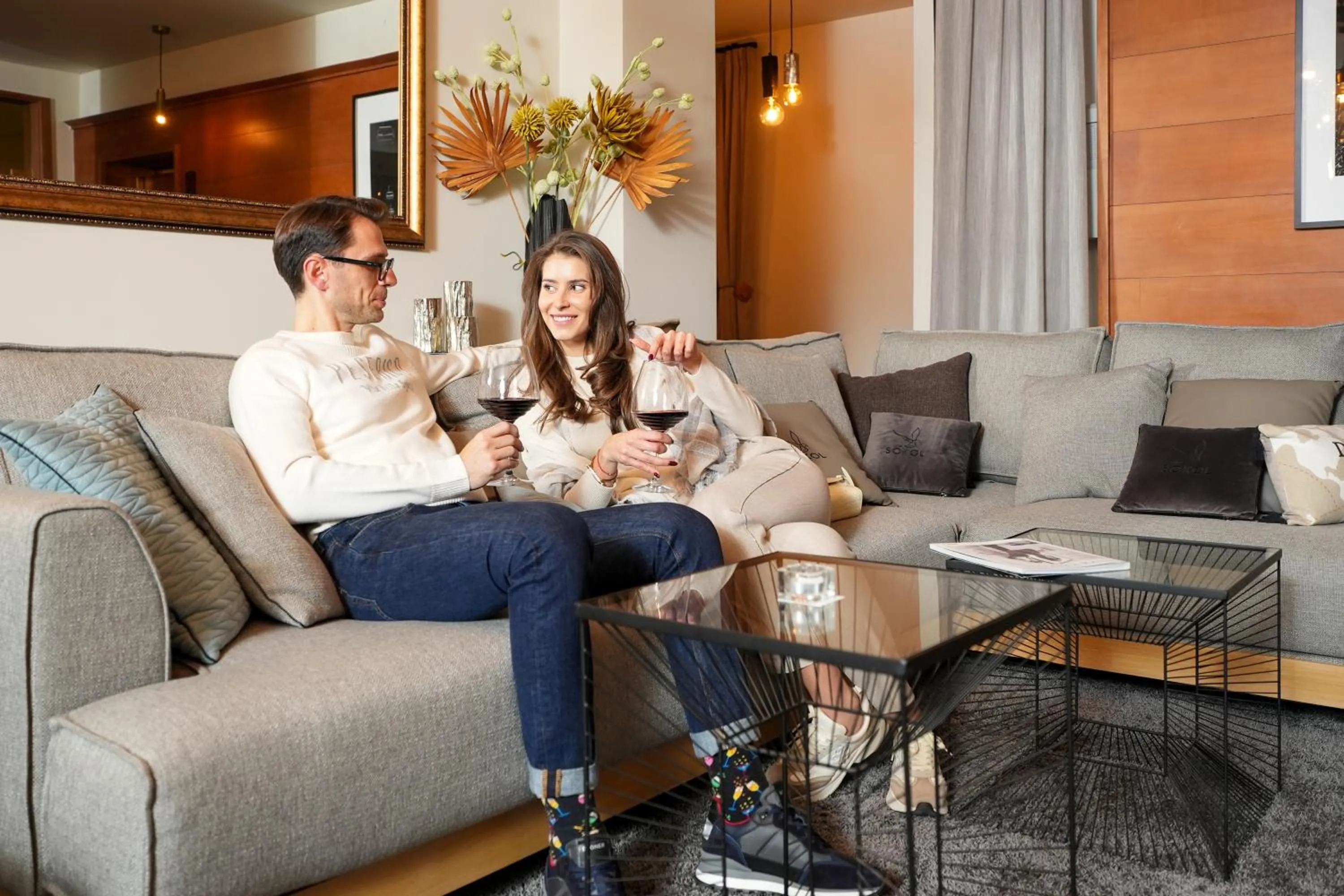 Living room in Villa Sokol