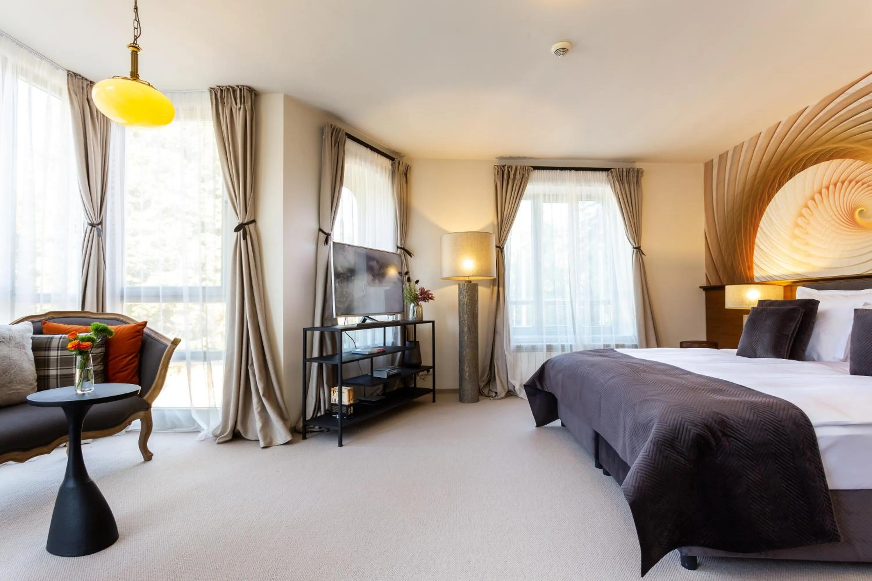 TV and multimedia, Bed in Villa Sokol