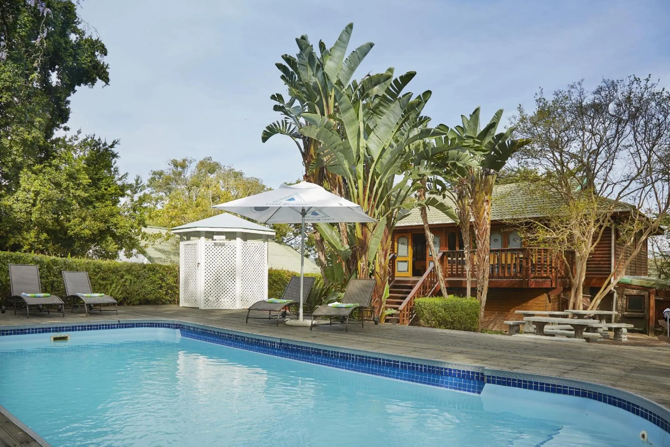 Swimming pool in Knysna River Club by First Private Stays
