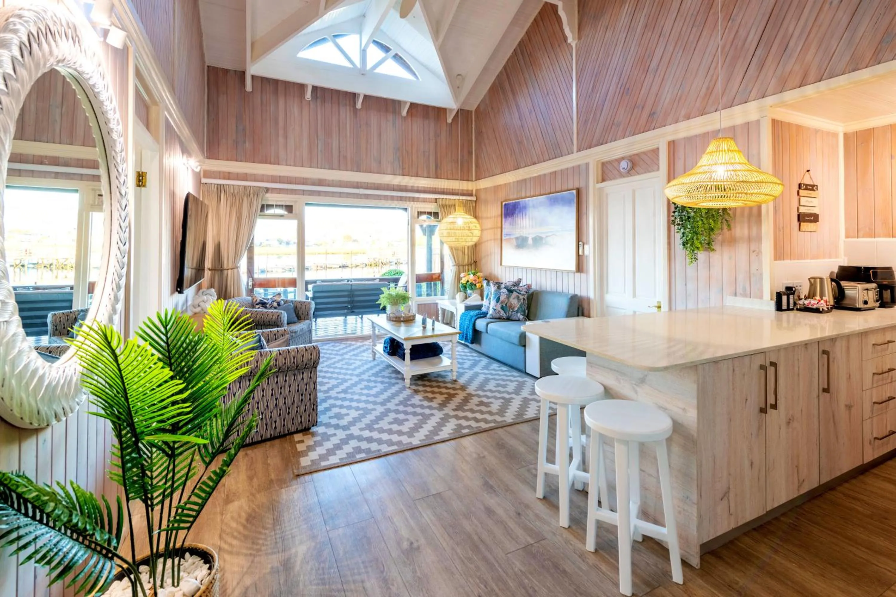 TV and multimedia in Knysna River Club by First Private Stays