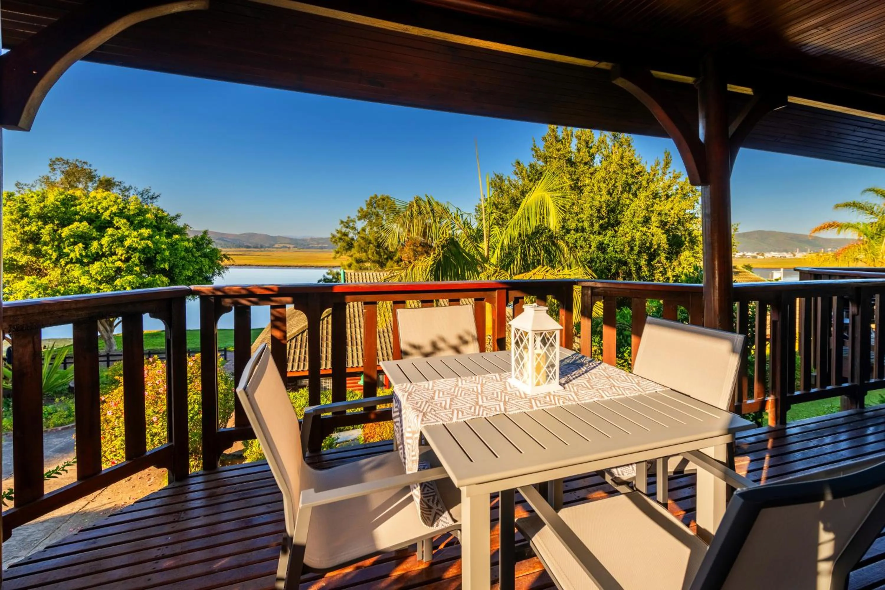 Patio in Knysna River Club by First Private Stays