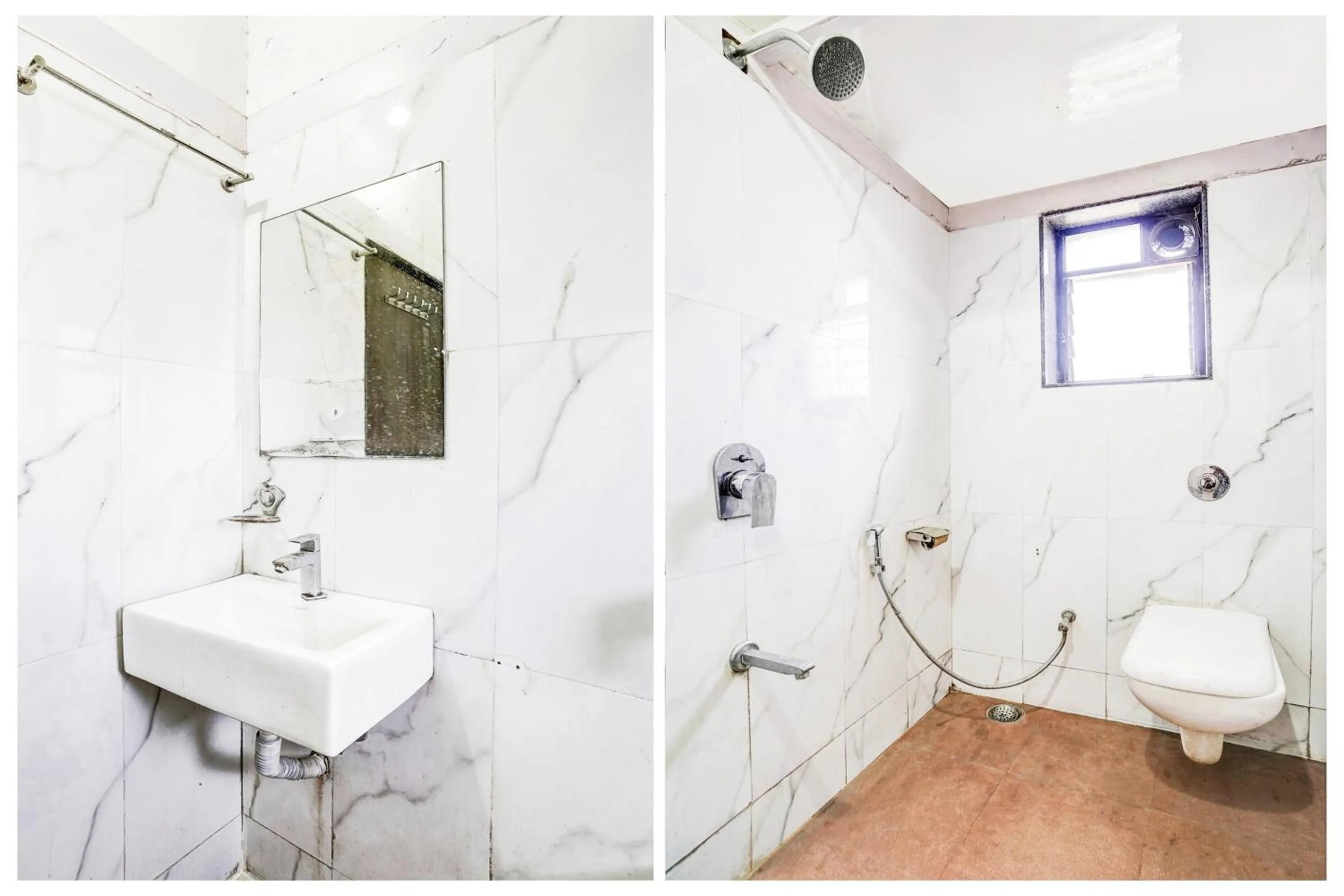 Bathroom in FabHotel Sahara Inn - Nr Vijay Mamta Theatre, Nashik Road