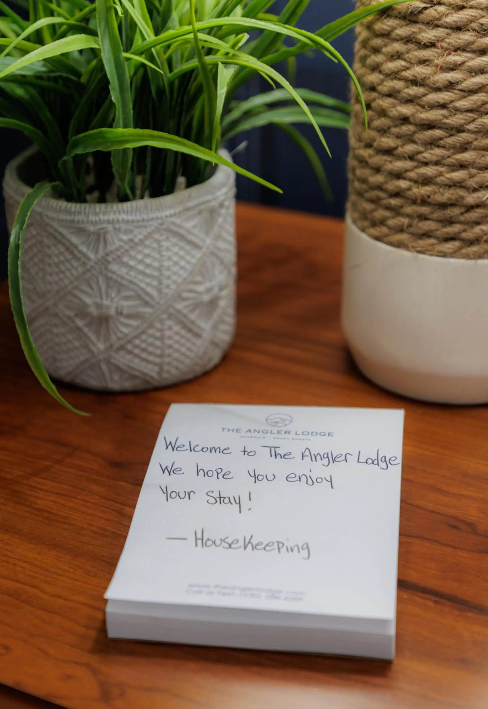 Decorative detail in The Angler Lodge