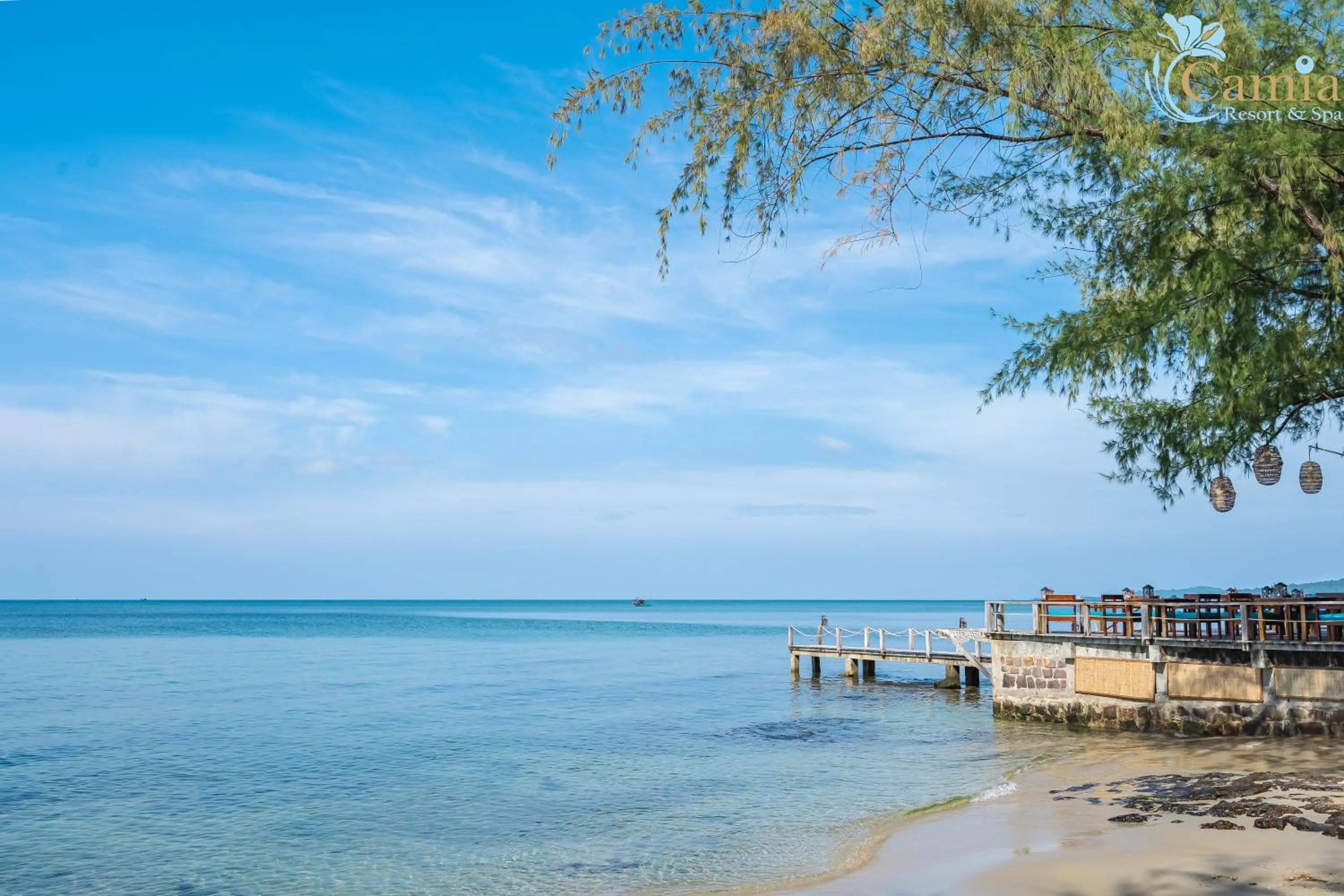 Beach in Camia Resort & Spa