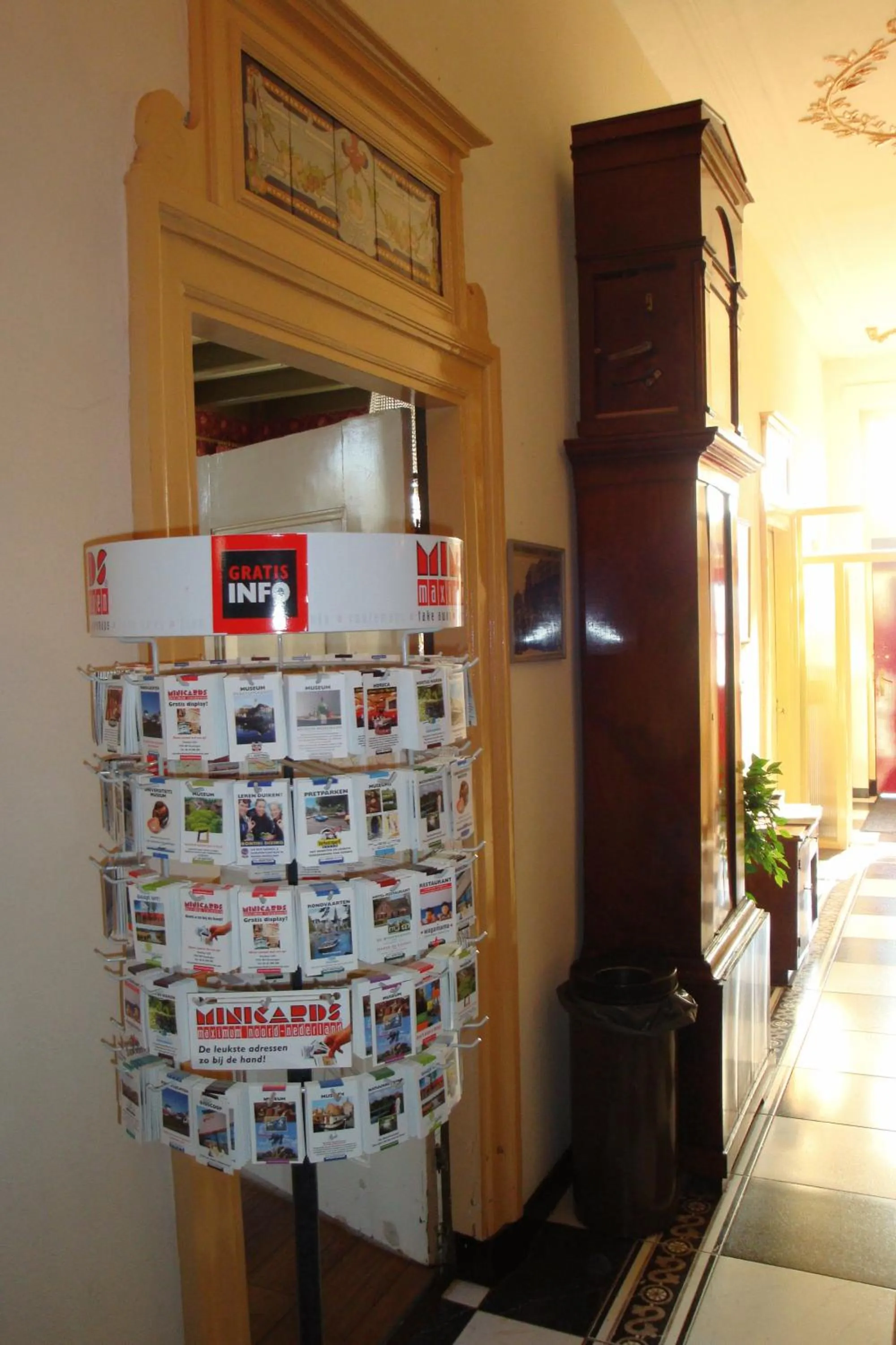 Decorative detail in Hostel Herberg de Esborg Scheemda