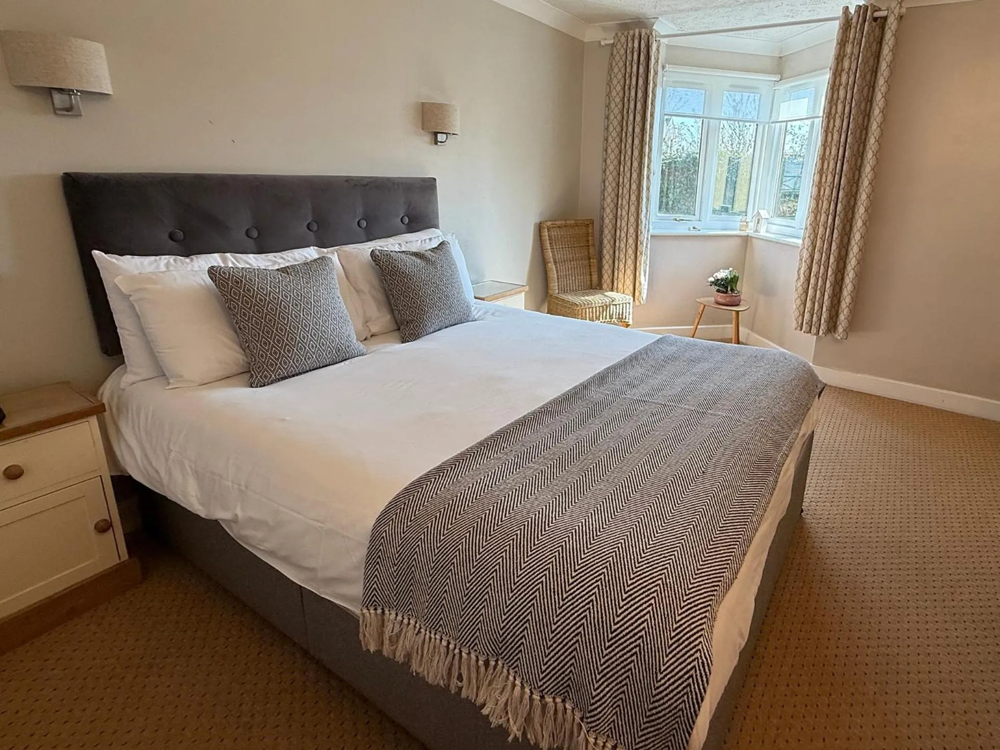 Bed in The River Haven Hotel