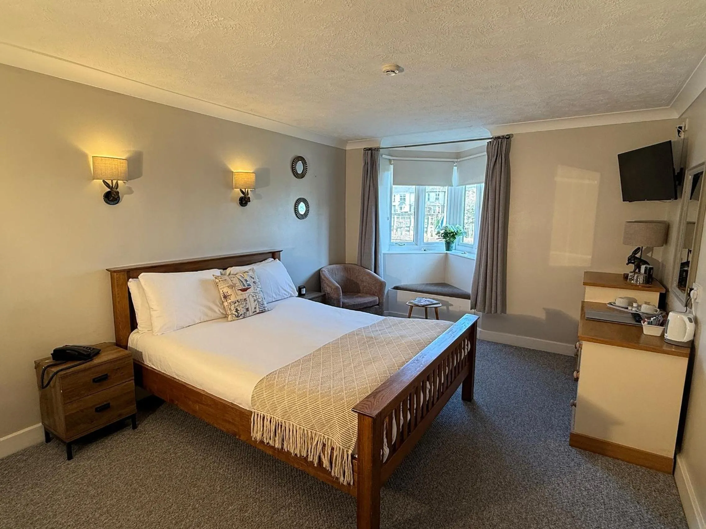 Bed in The River Haven Hotel