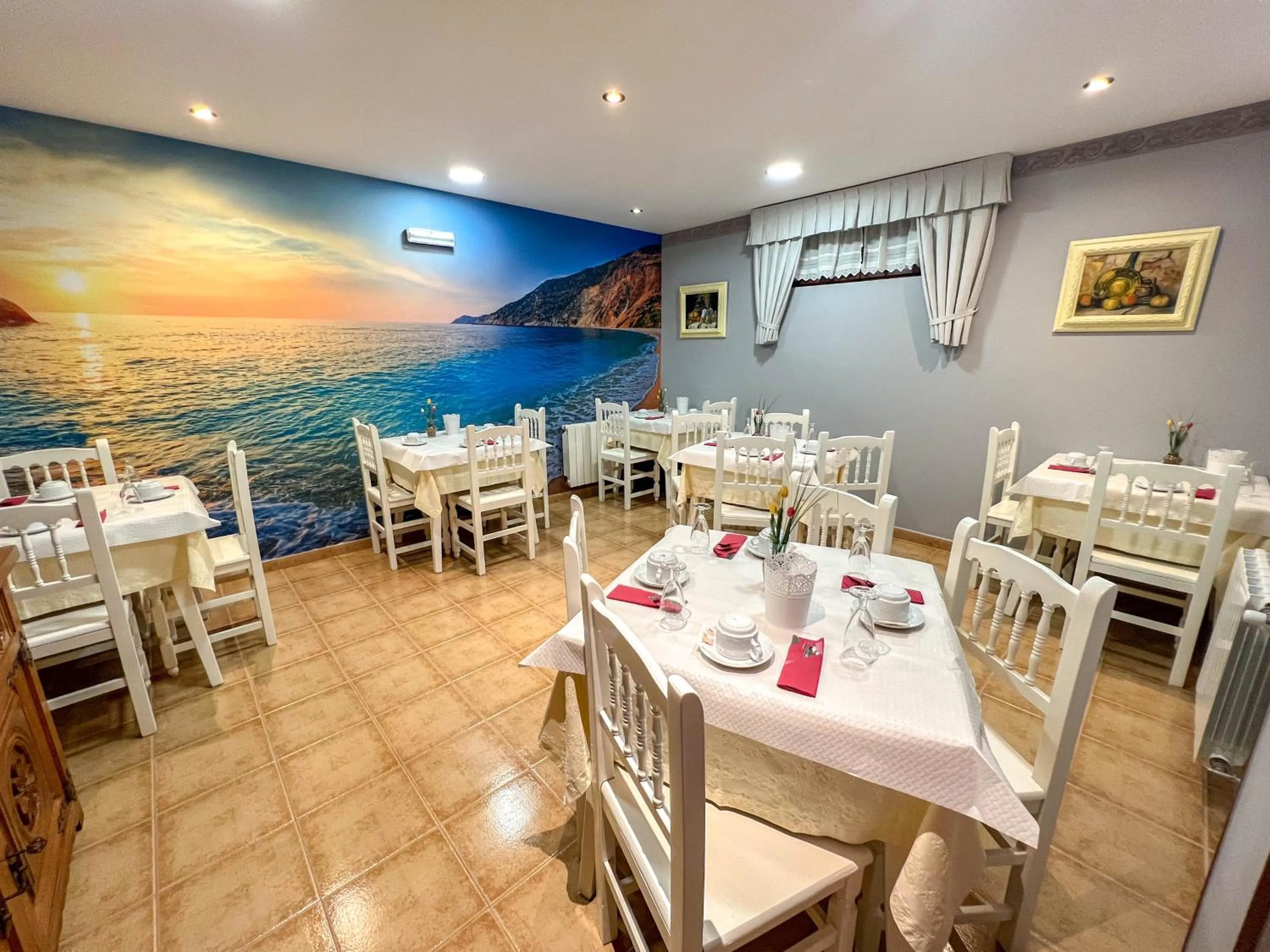 Dining area in Posada Araceli