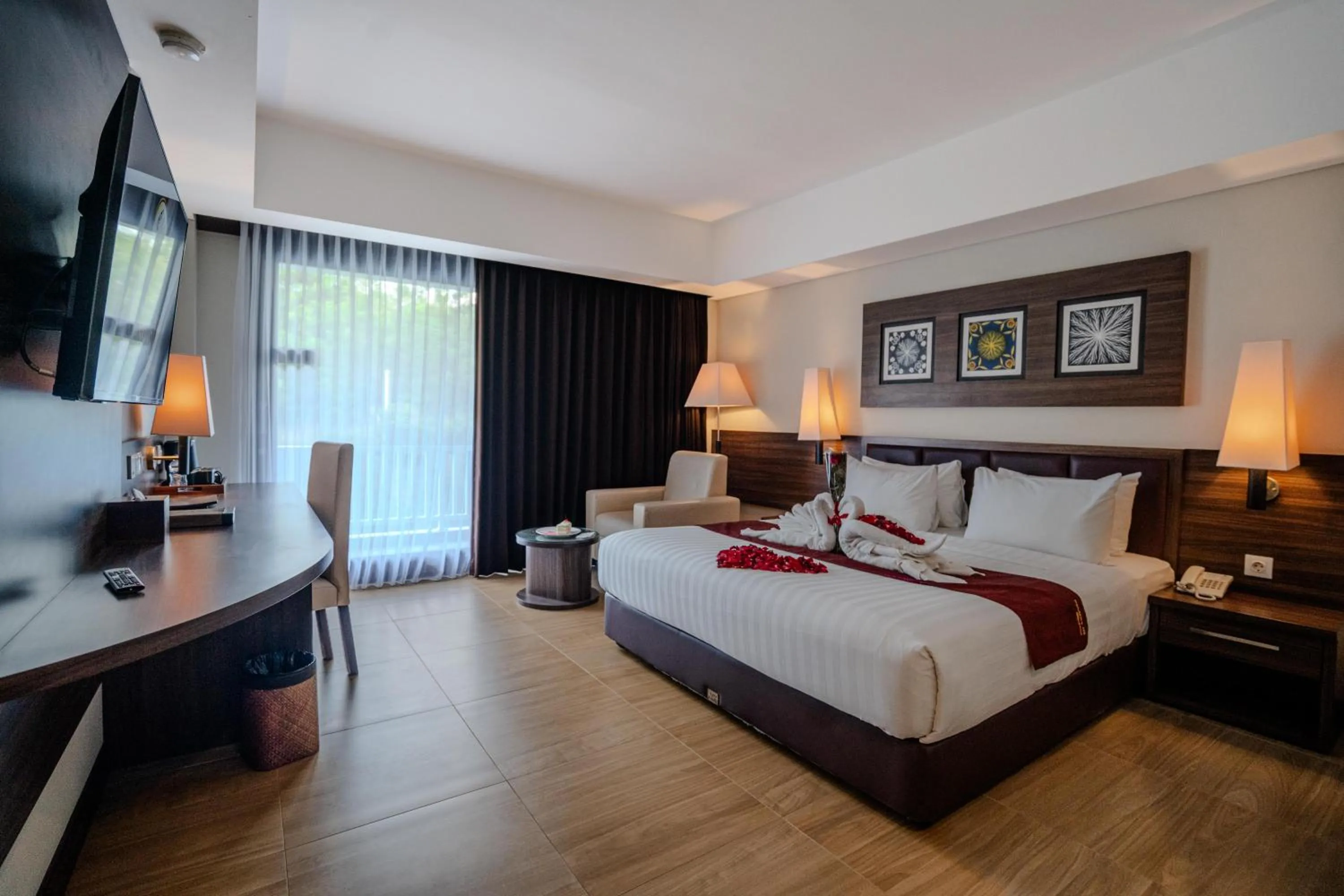 Bedroom, Bed in Pandawa Hill Resort