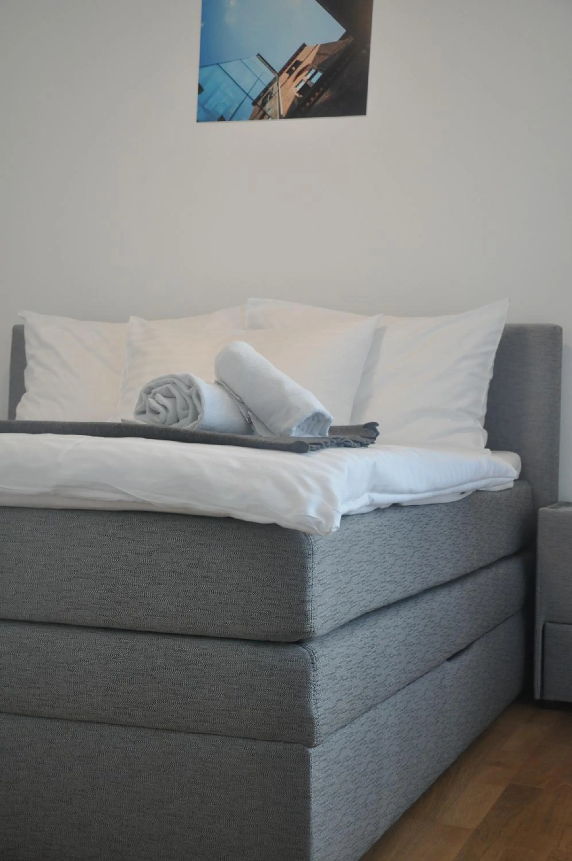 Bedroom, Bed in 4 Beds and More Vienna Apartments - Contactless check-in