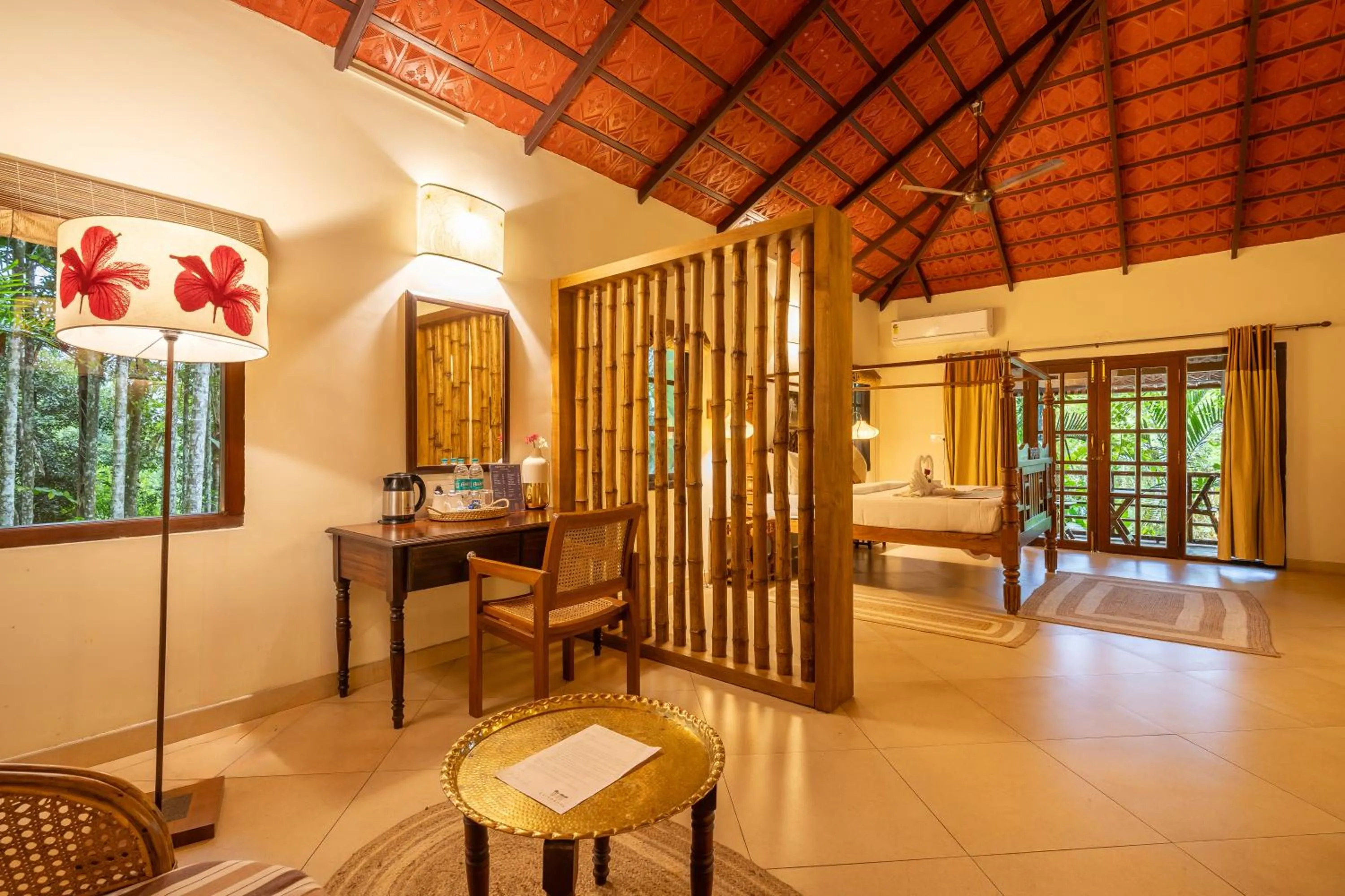 Living room in Raindrops Resorts Wayanad