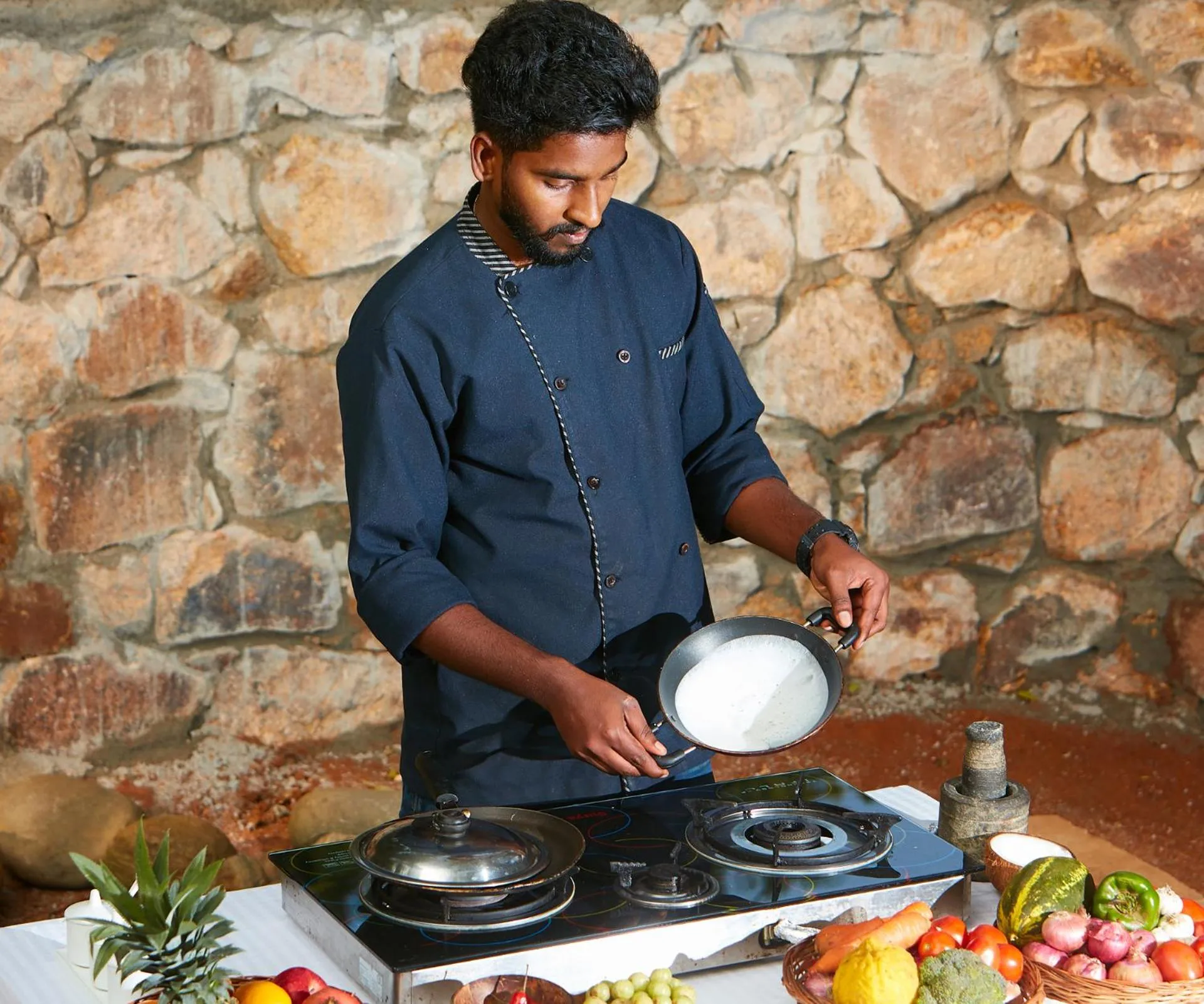 Staff in Raindrops Resorts Wayanad