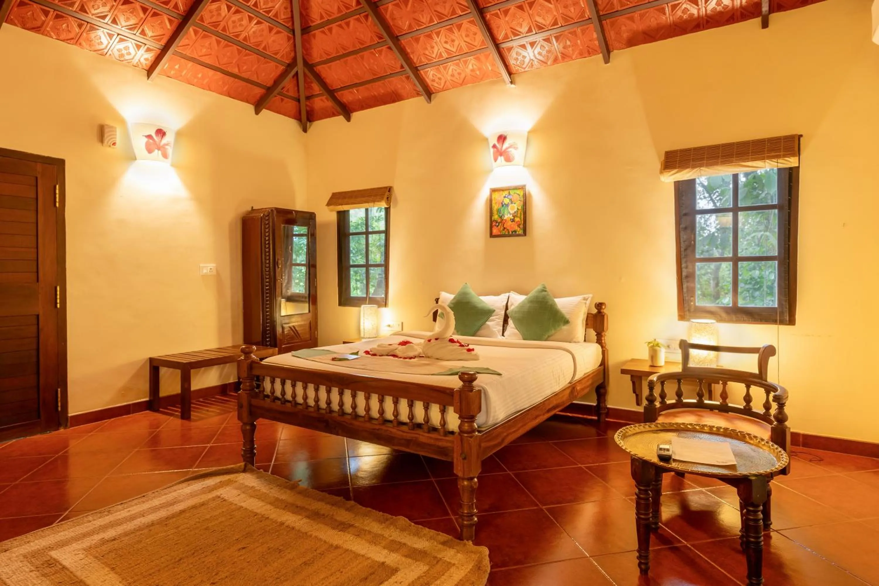 Photo of the whole room, Bed in Raindrops Resorts Wayanad